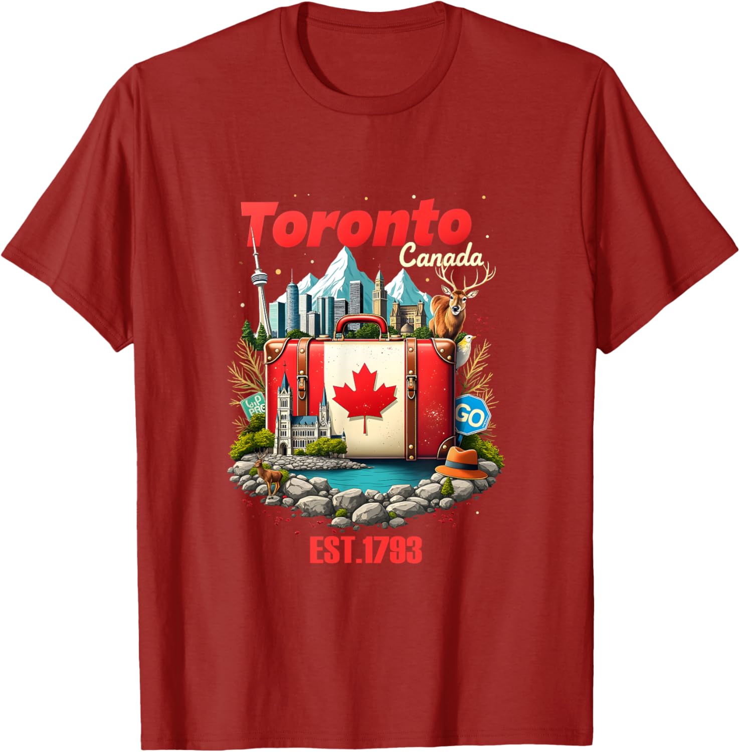 Toronto Skyline Family Vacation T-Shirt for Unforgettable Trips - 9