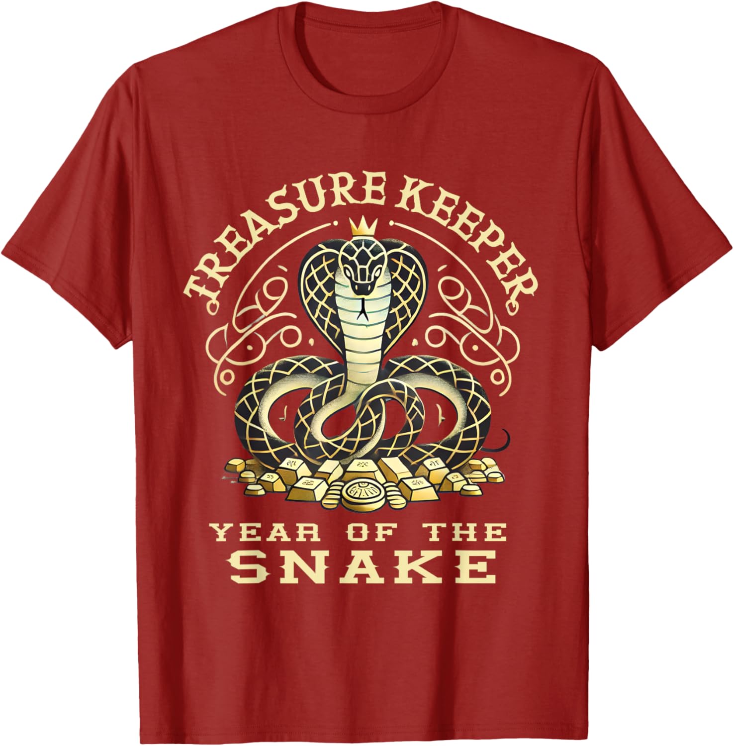 Treasure Keeper Year of Snake T-Shirt – Stylish Chinese Design Apparel - 13