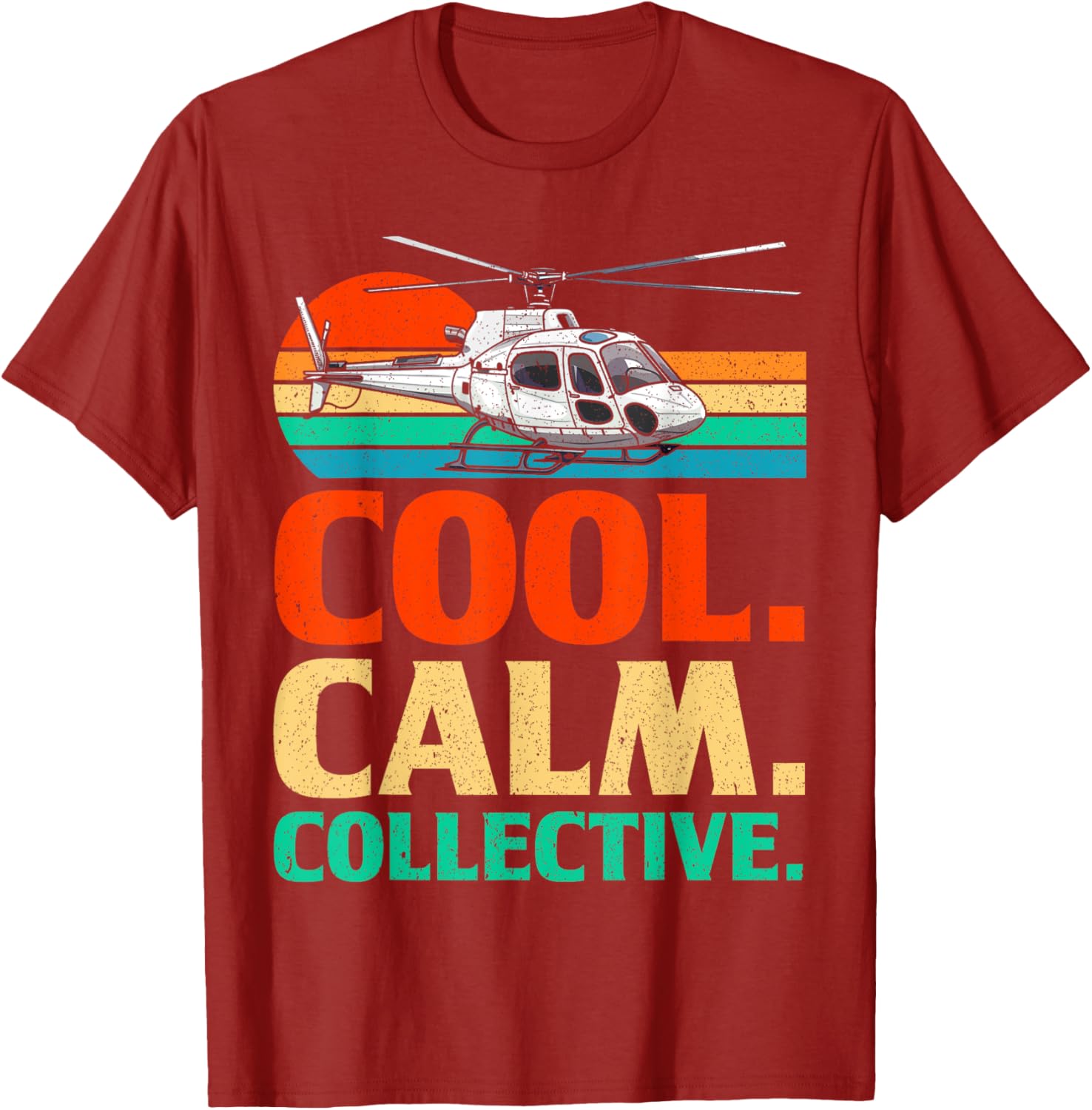 Vintage Helicopter Pilot T-Shirt for Aviation Enthusiasts - Calm Collective - 5
