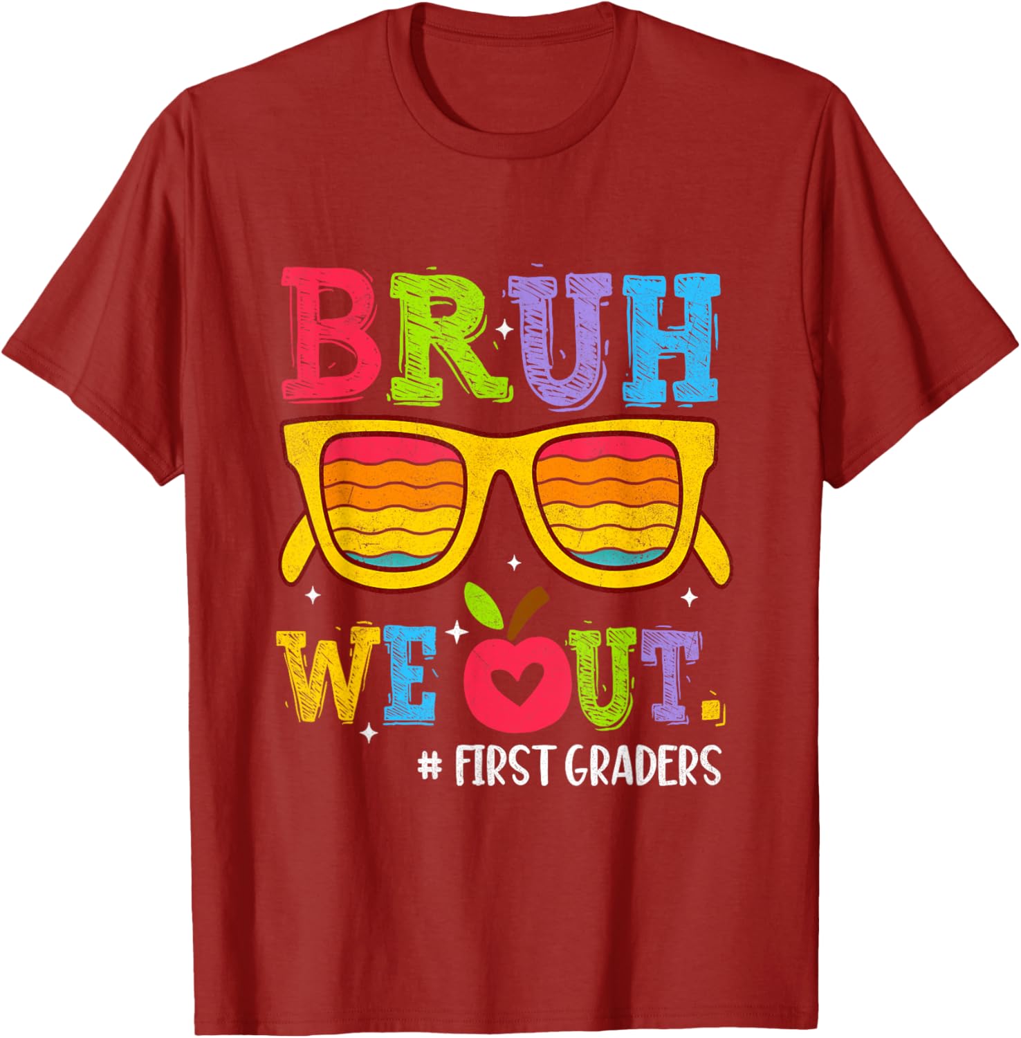 Bruh We Out First Graders Graduation T-Shirt Perfect for 1st Grade Celebrate - 13