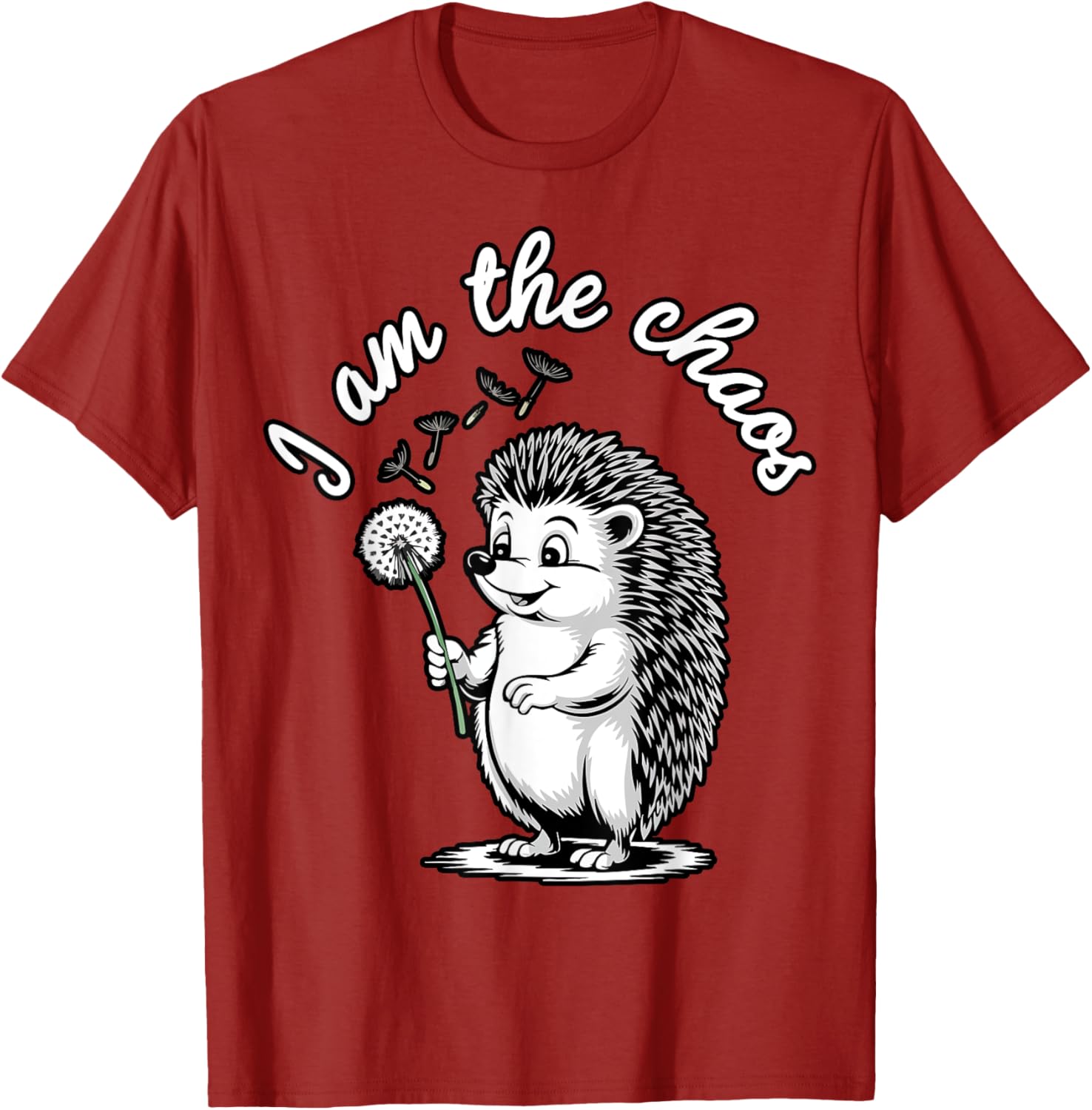 Funny Hedgehog Dandelion T-Shirt for Sarcastic Animal Lovers - 10