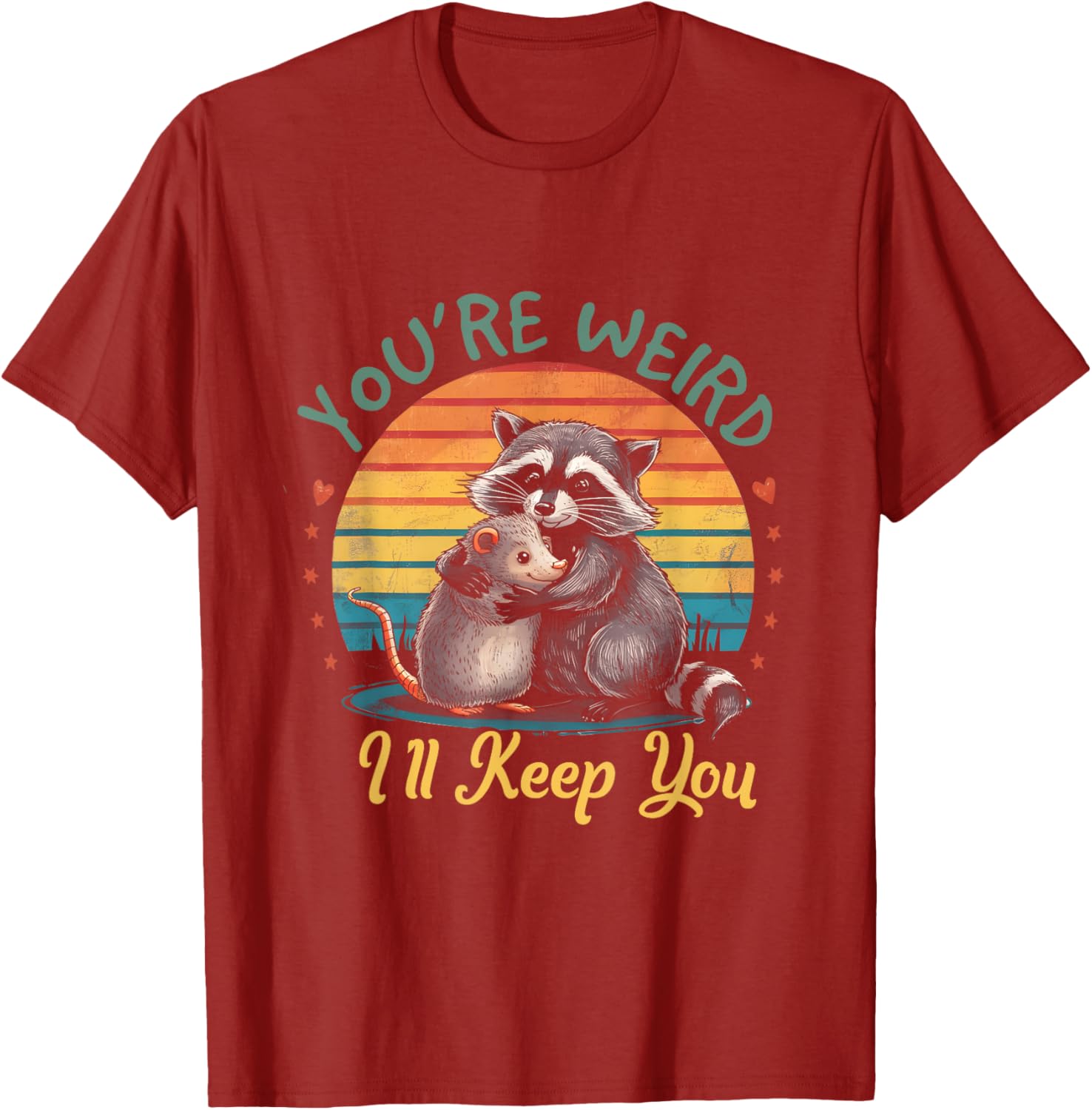 Celebrate Your Weirdness with Our Fun You Are Weird I'll Keep You T-Shirt - 5