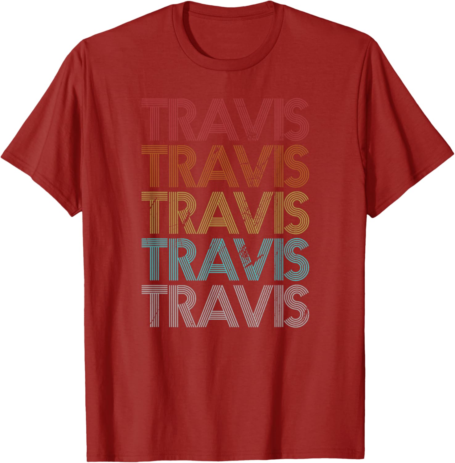 Retro Vintage Travis T-Shirt for Men and Women – Classic Style Wear - 19
