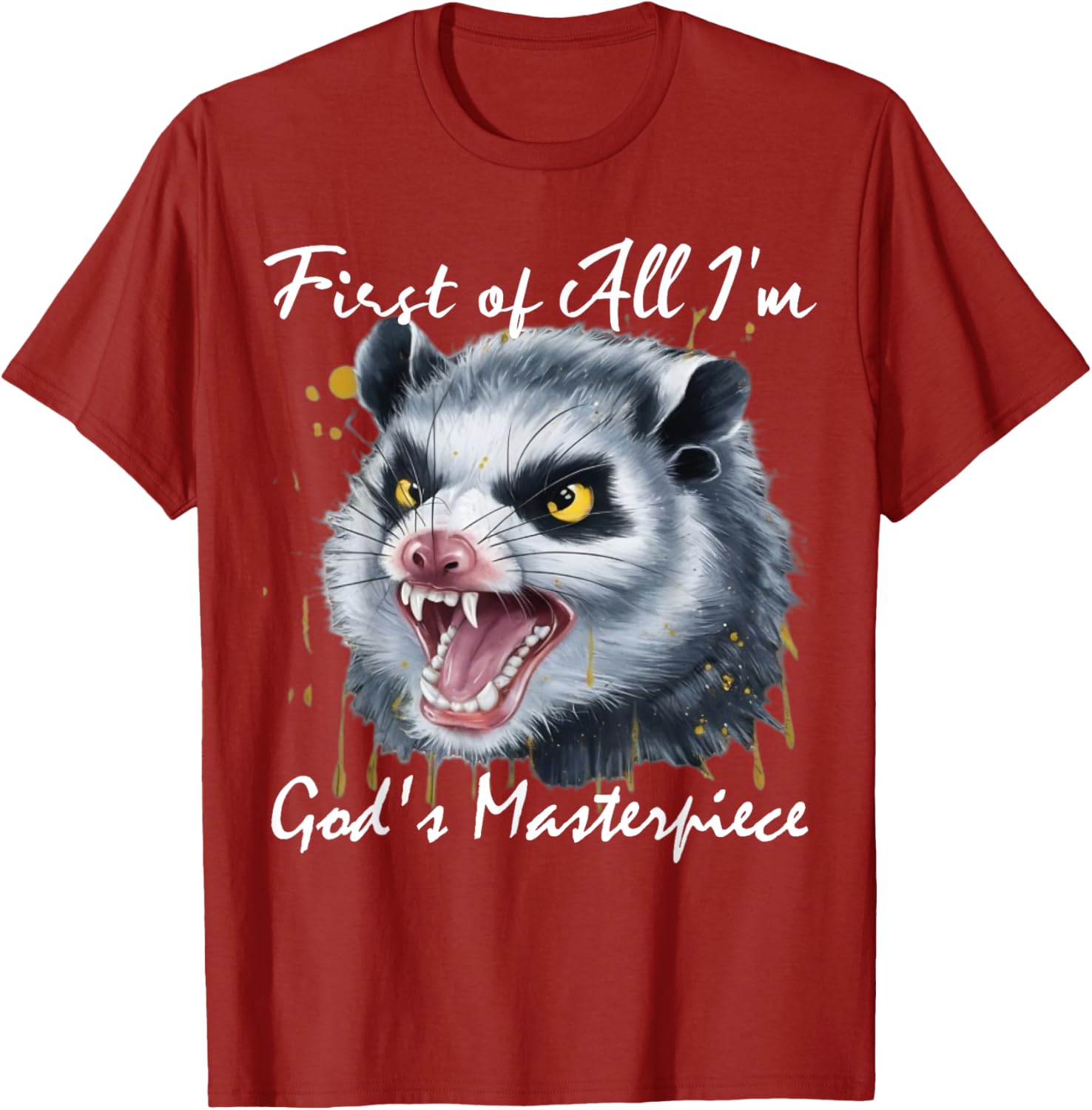 First of All I'm God's Masterpiece T-Shirt for Inspirational Style - 1