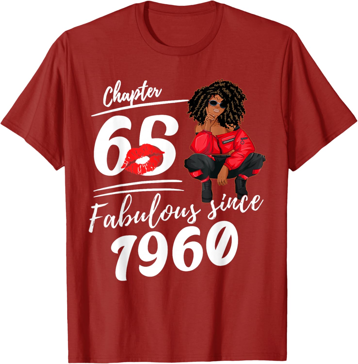 Fabulous Since 1960 65th Birthday Queen T-Shirt for Women - 2
