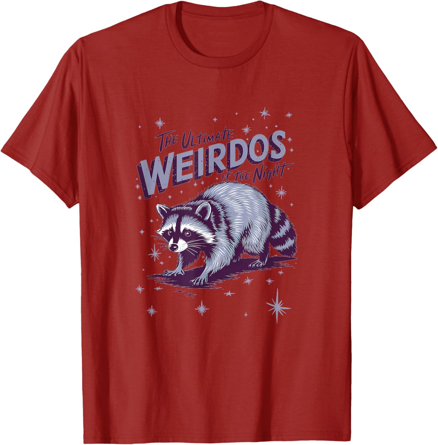 Funny Raccoon Meme T-Shirt - The Biggest Weirdos of the Night Apparel - 3