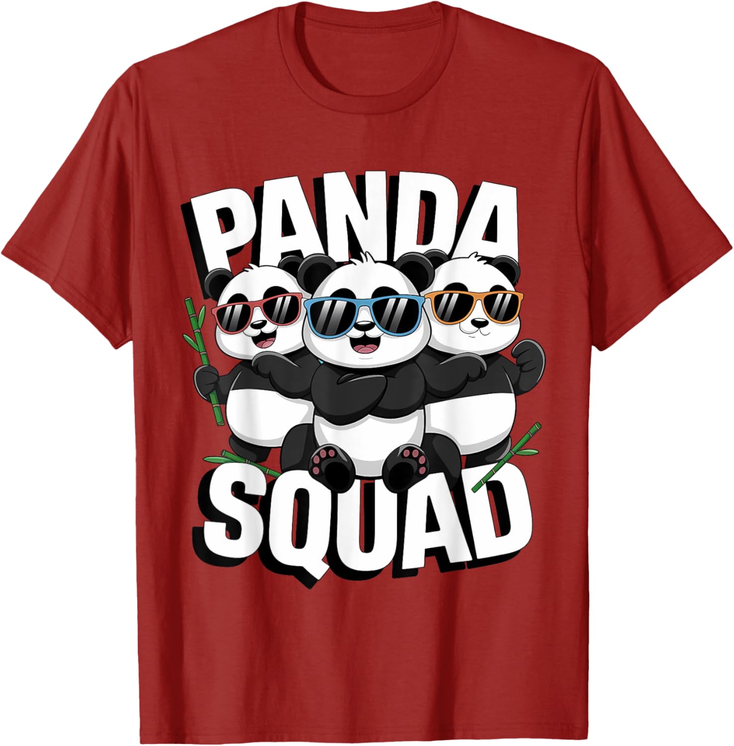 Panda Squad Family Matching T-Shirt for National Panda Day Fun - 16