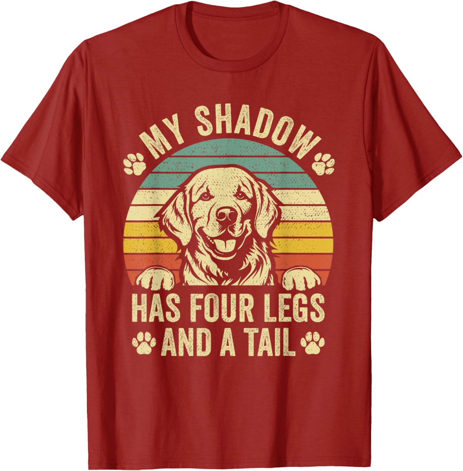 Cute My Shadow Has Four Legs And A Tail T-Shirt for Dog Lovers - 9