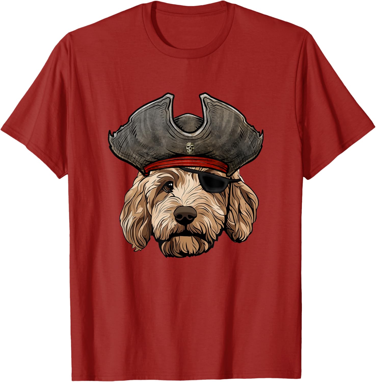 Funny Pirate Goldendoodle Dog T-Shirt for Pet Lovers and Pirates - 2