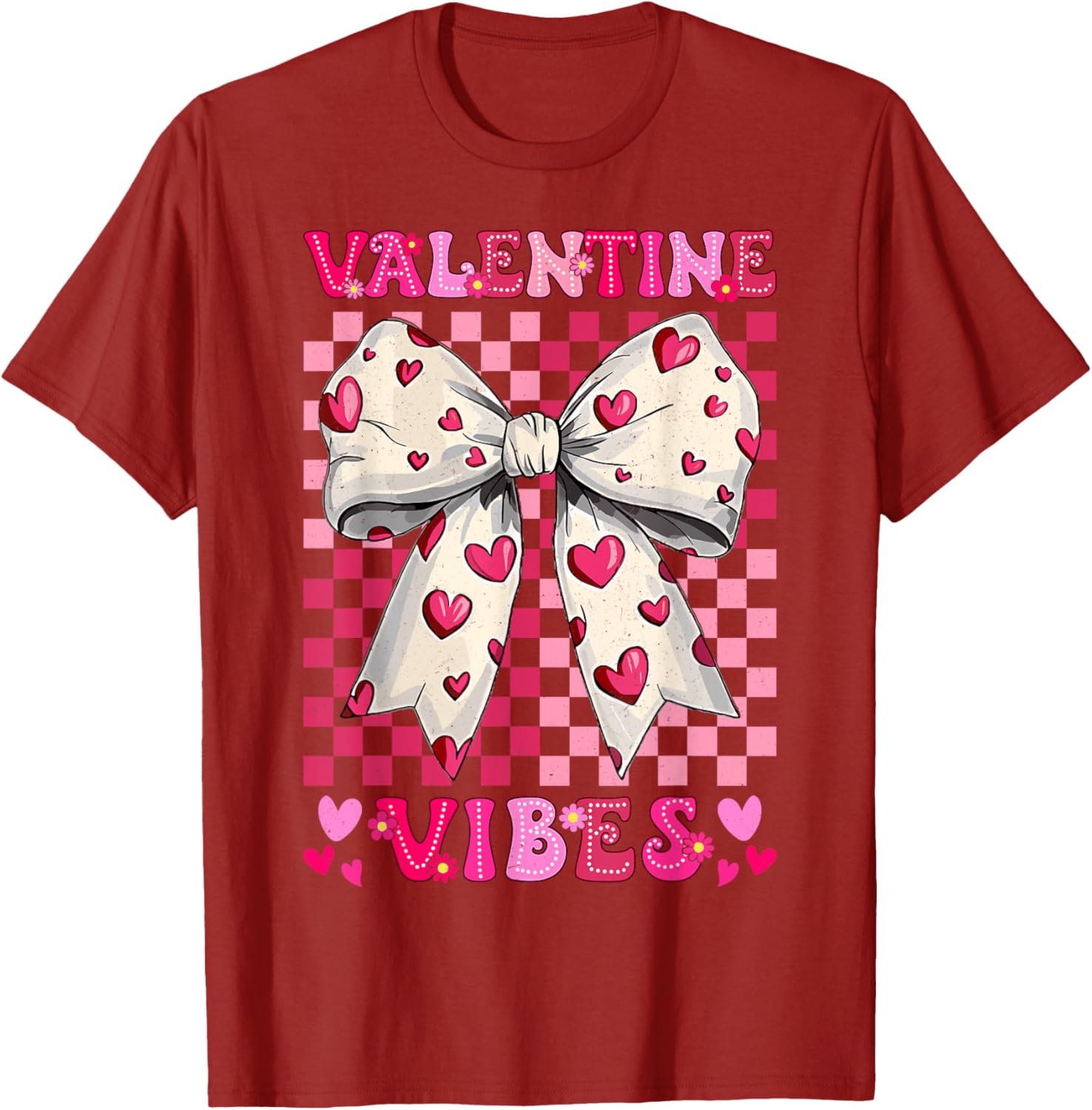 Retro Valentine's Day Heart T-Shirt for Kids - Fun Valentine's Vibes! - 13