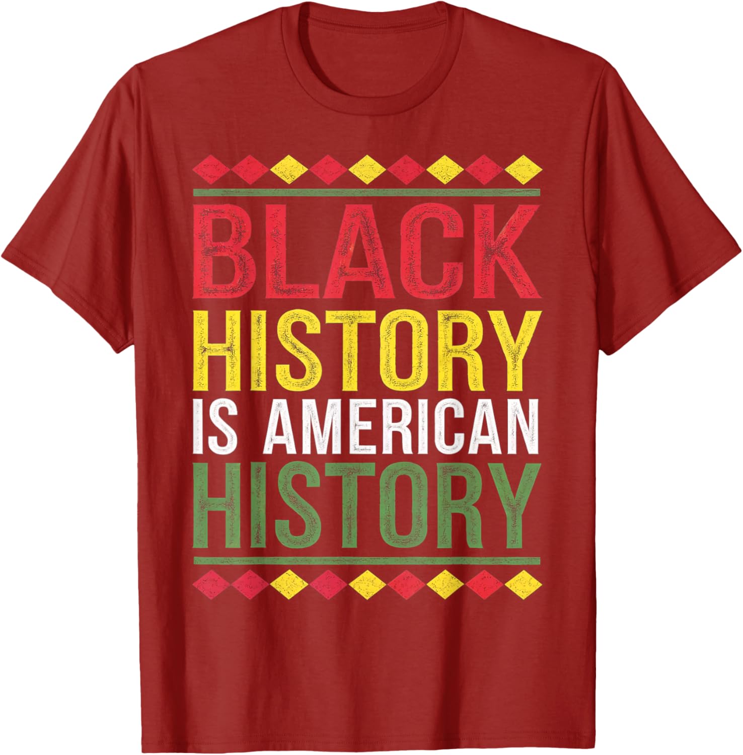 Black History is American History Patriotic African American T-Shirt - 7