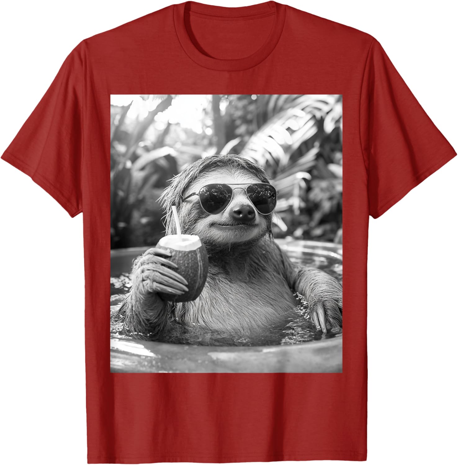 Cool Sloth Selfie T-Shirt Perfect for Animal Lovers and Fun Outfits - 2