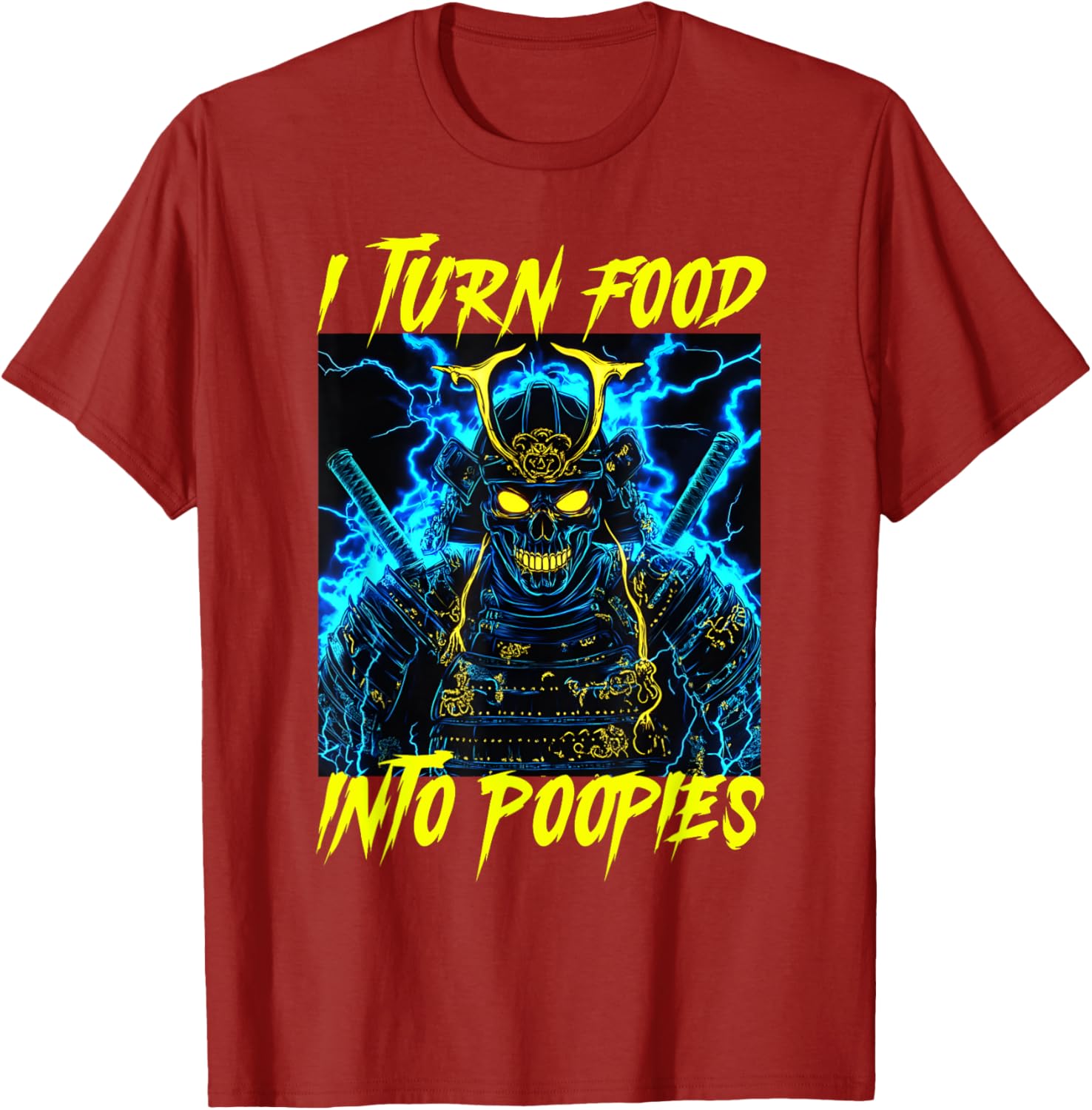 I Turn Food Into Poopies Fun T-Shirt for Food Lovers and Jokesters - 13