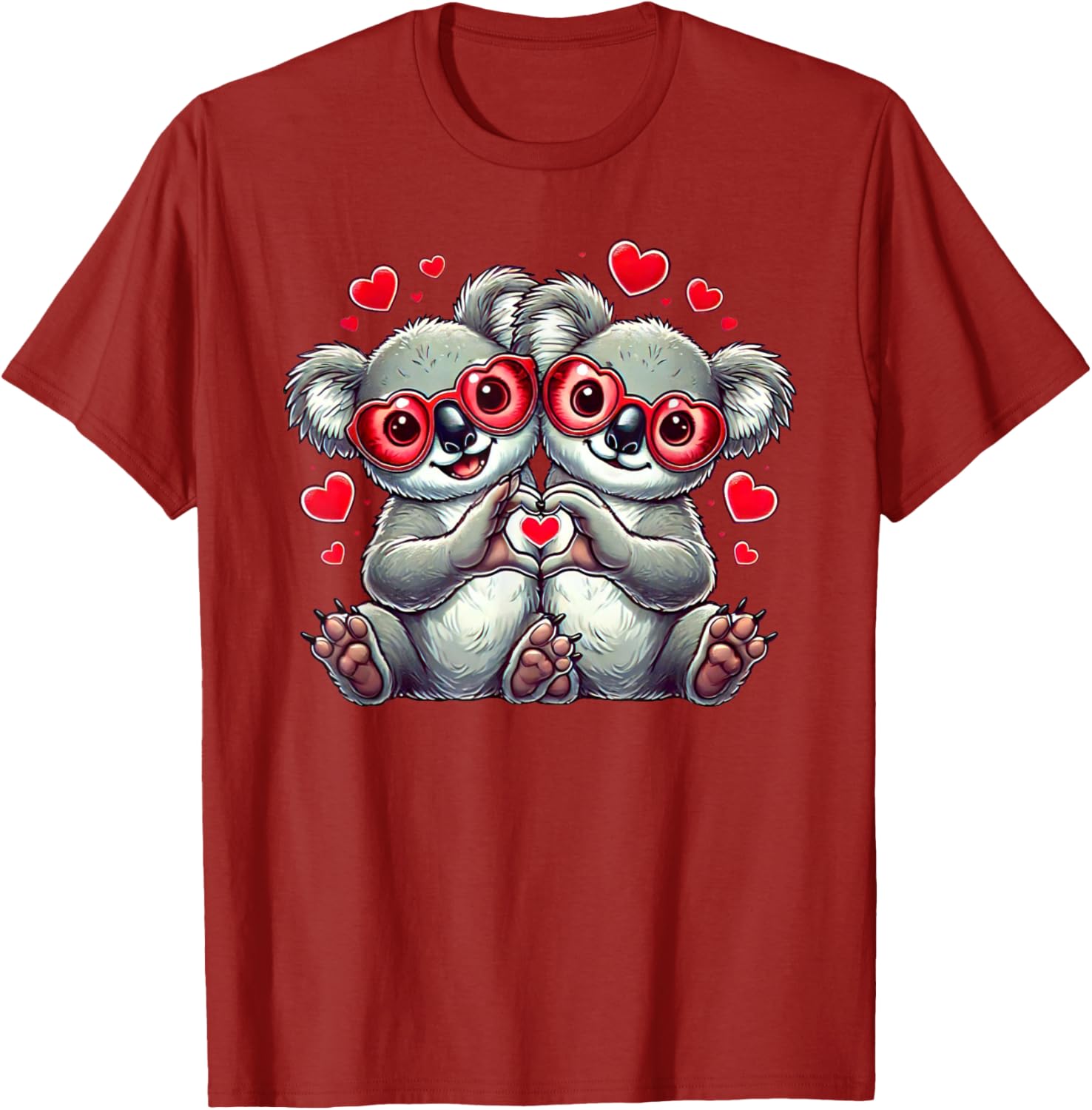 Funny Koala Heart Sign T-Shirt for Everyone - Perfect Valentine Gift! - 16