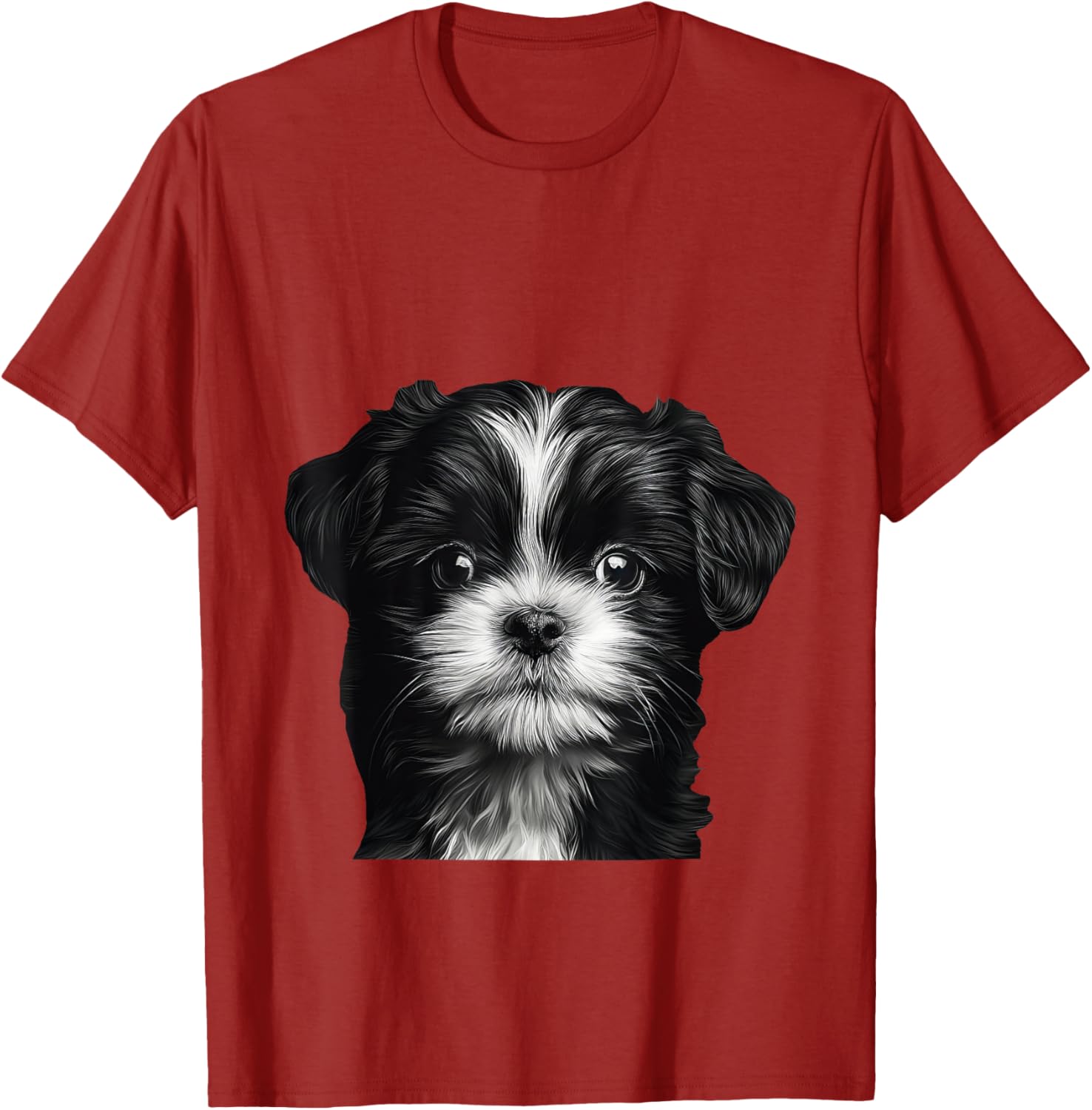Adorable Shih Tzu Puppy T-Shirt for Dog Lovers - Cute Pet Apparel - 11