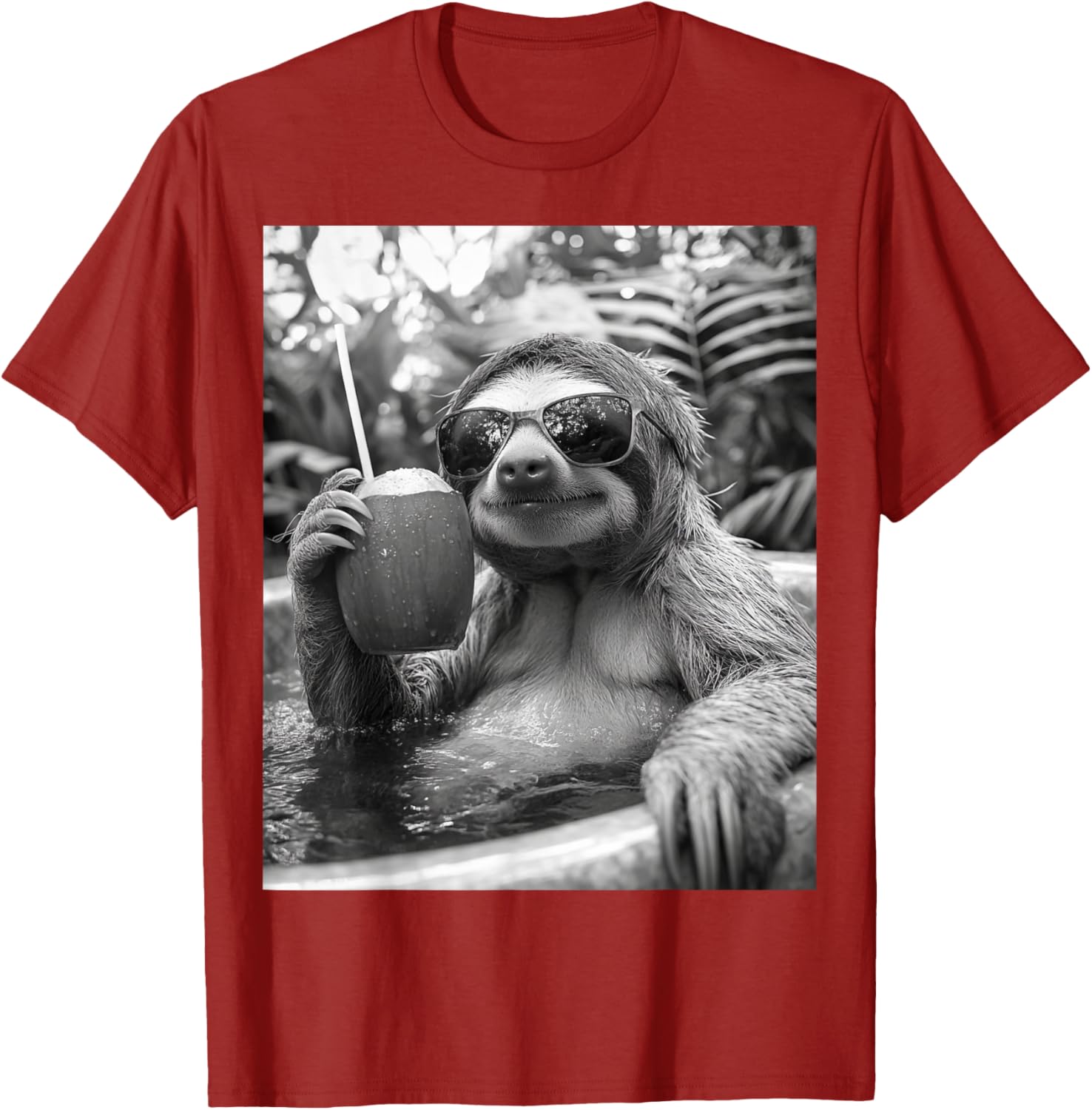Cool Sloth Selfie T-Shirt Perfect for Animal Lovers and Casual Wear - 2