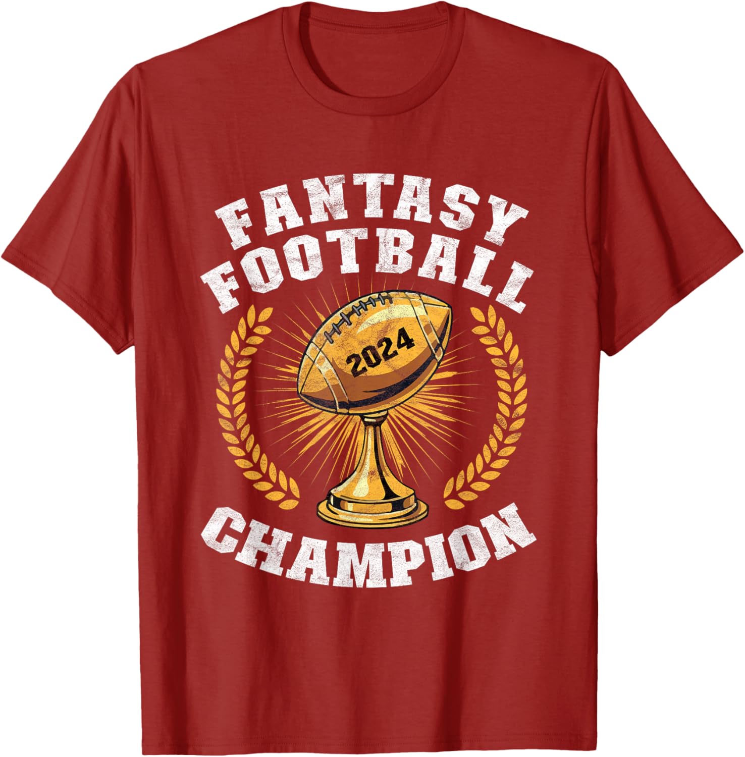 Fantasy Football Champion T-Shirt 2024 for Men and Boys Gift - 14
