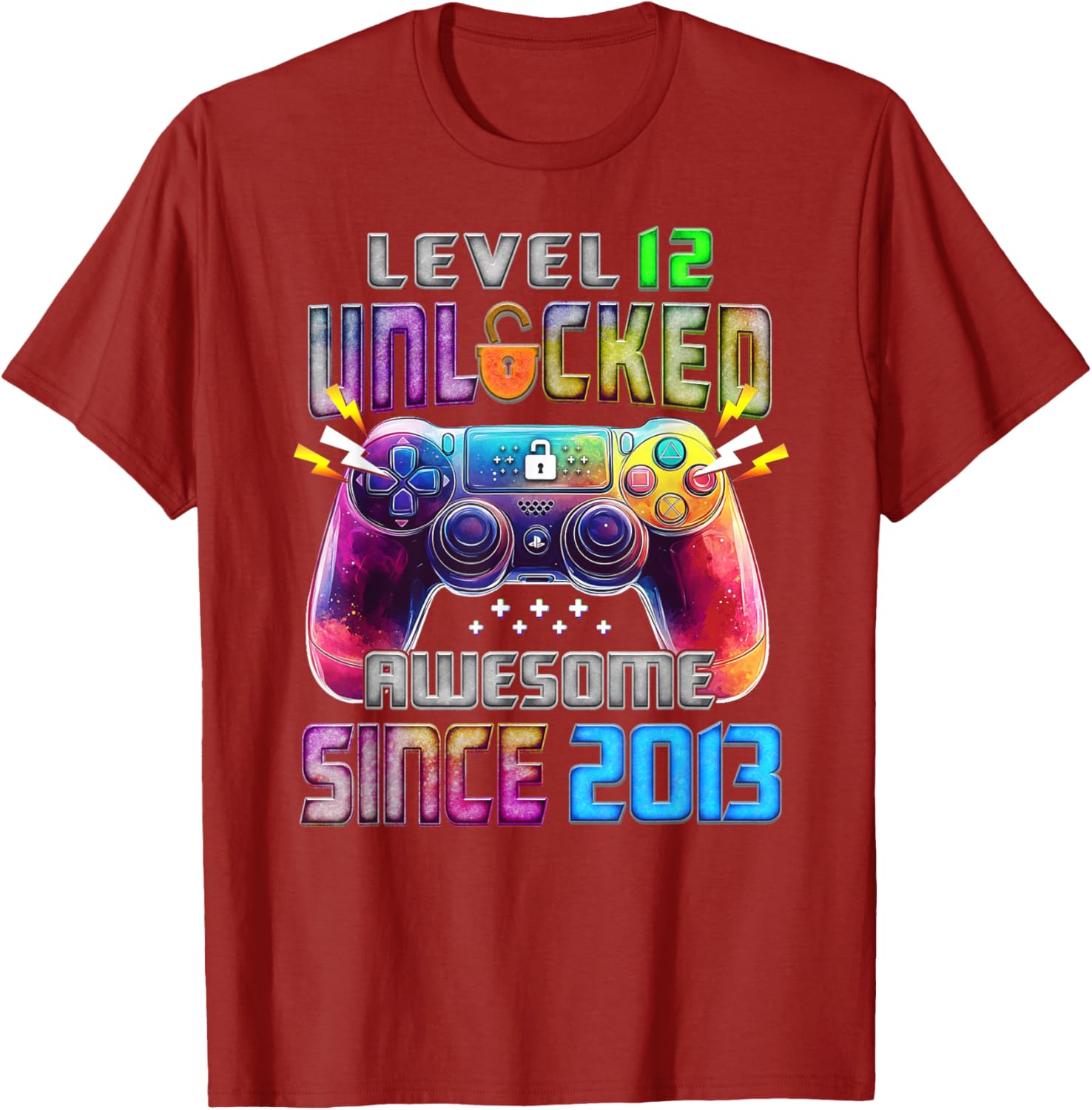 Level 12 Awesome 12 Year Old T-Shirt Fun Gift Since 2013 for Kids - 6
