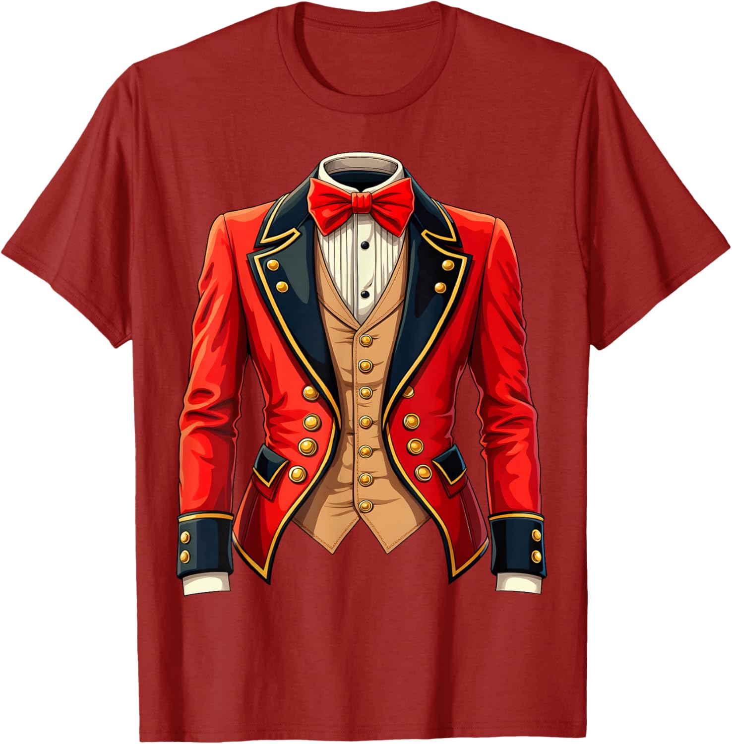 Ringmaster Costume Jacket for Circus Performers - Fun T-Shirt Design - 7