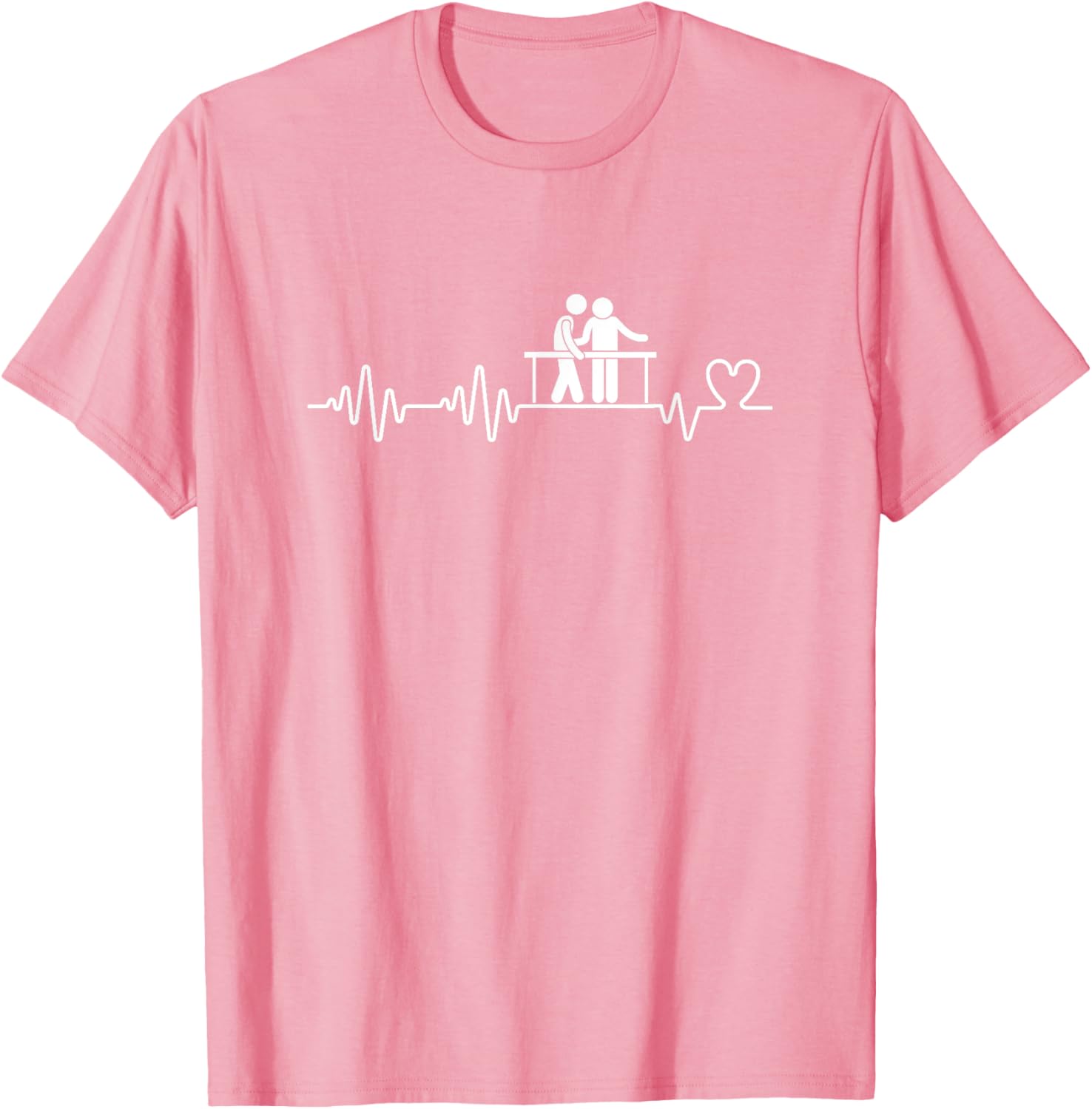 Funny Physical Therapist Heartbeat Man T-Shirt for Therapy Lovers - 9