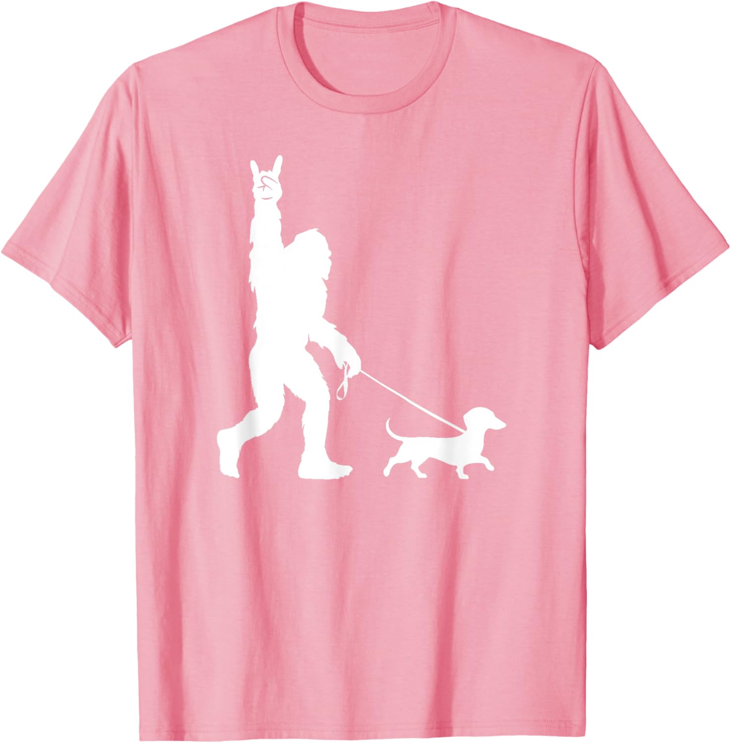 Bigfoot Dachshund T-Shirt for Men Women Kids - Fun Sasquatch Design - 16