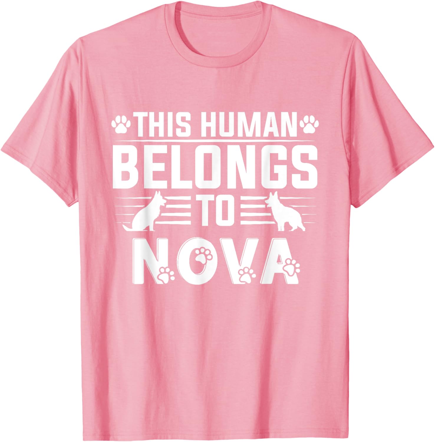 Personalized Nova Dog T-Shirt for Men, Women, Girls, and Kids - 18