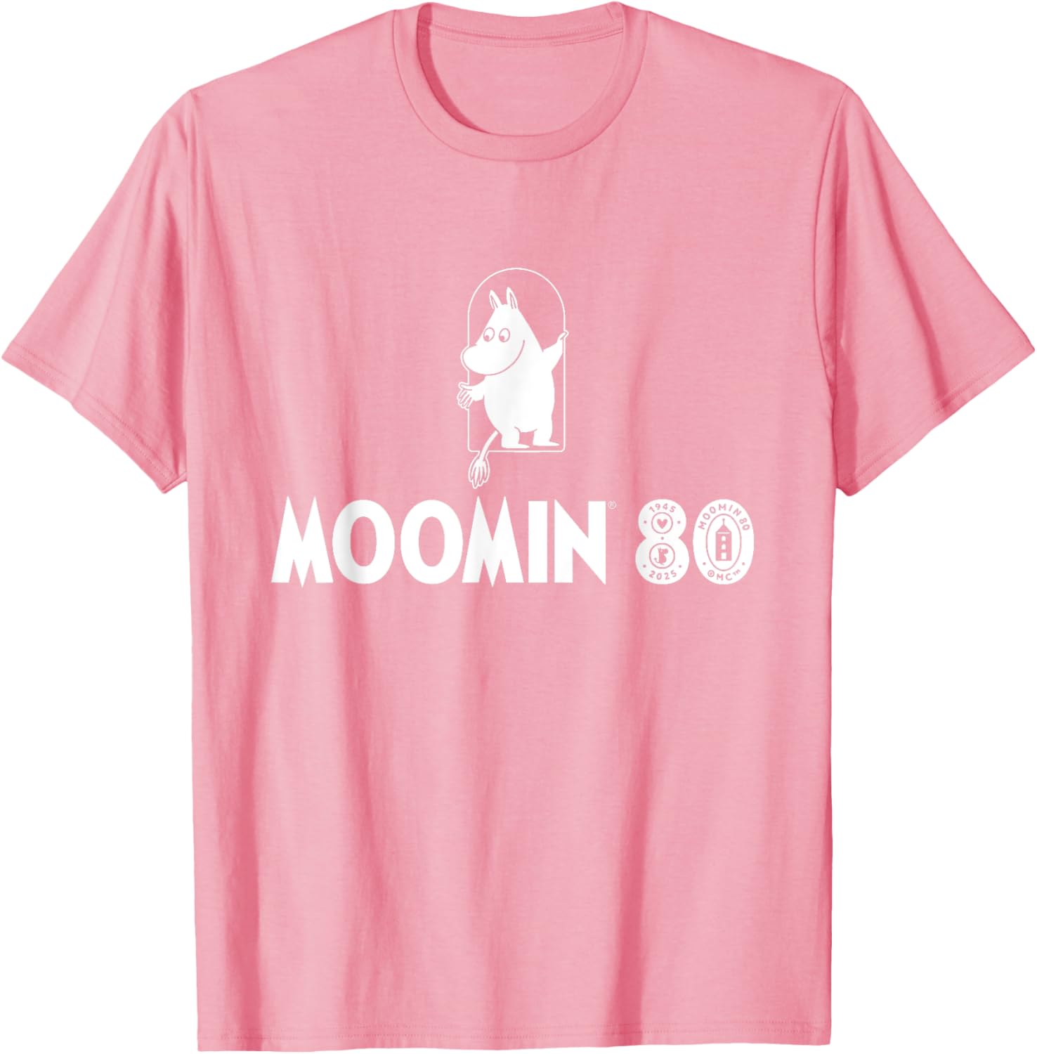 Moomin 80th Anniversary Moomintroll Open Door T-Shirt for Fans - 1