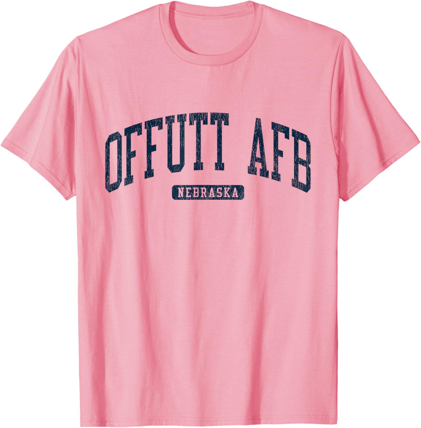 Offutt AFB Nebraska College Style Blue T-Shirt for Campus Life Fun - 5