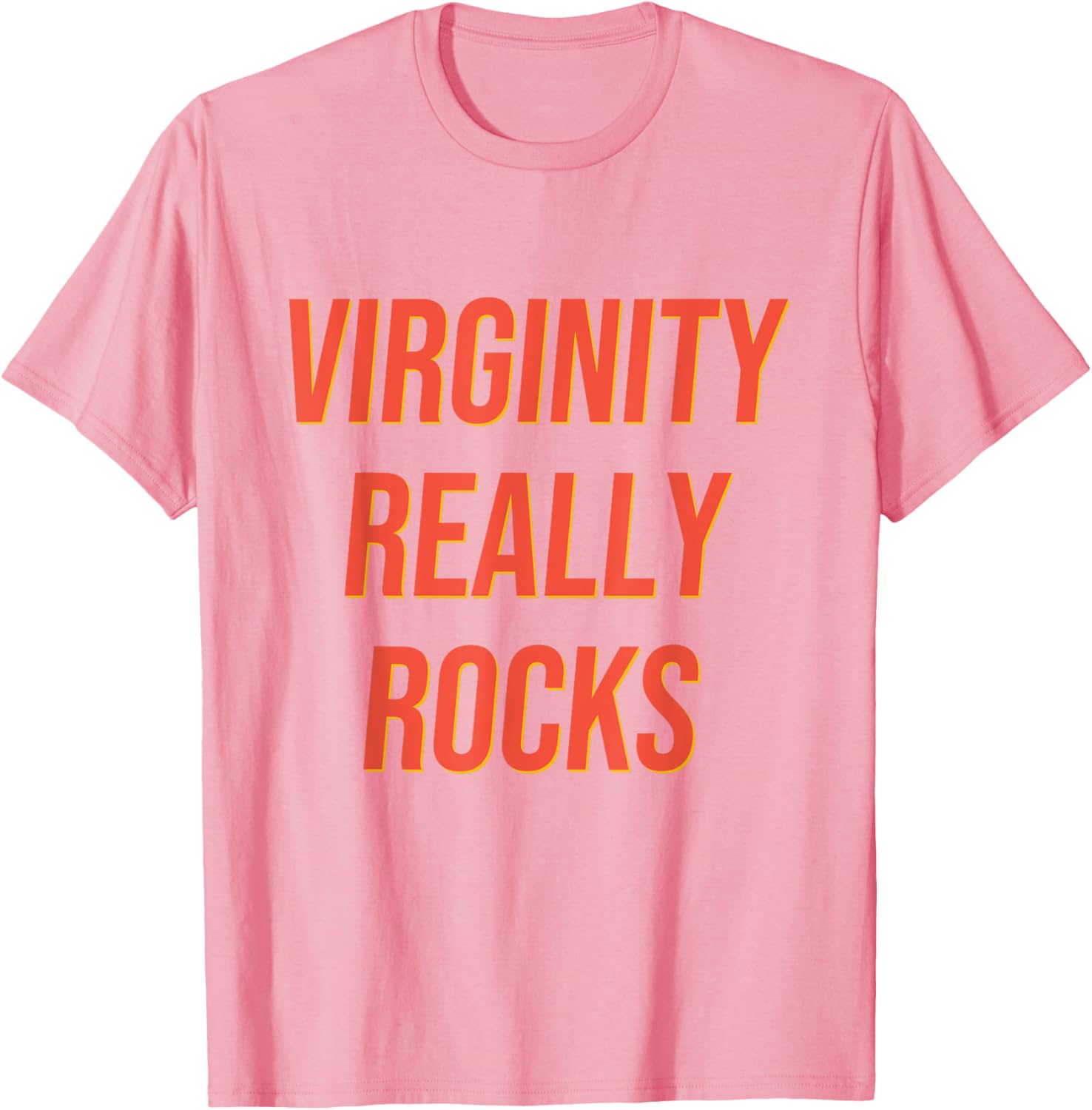 Funny Virginity Rocks T-Shirt for Men and Women - Humorous Graphic Tee - 7