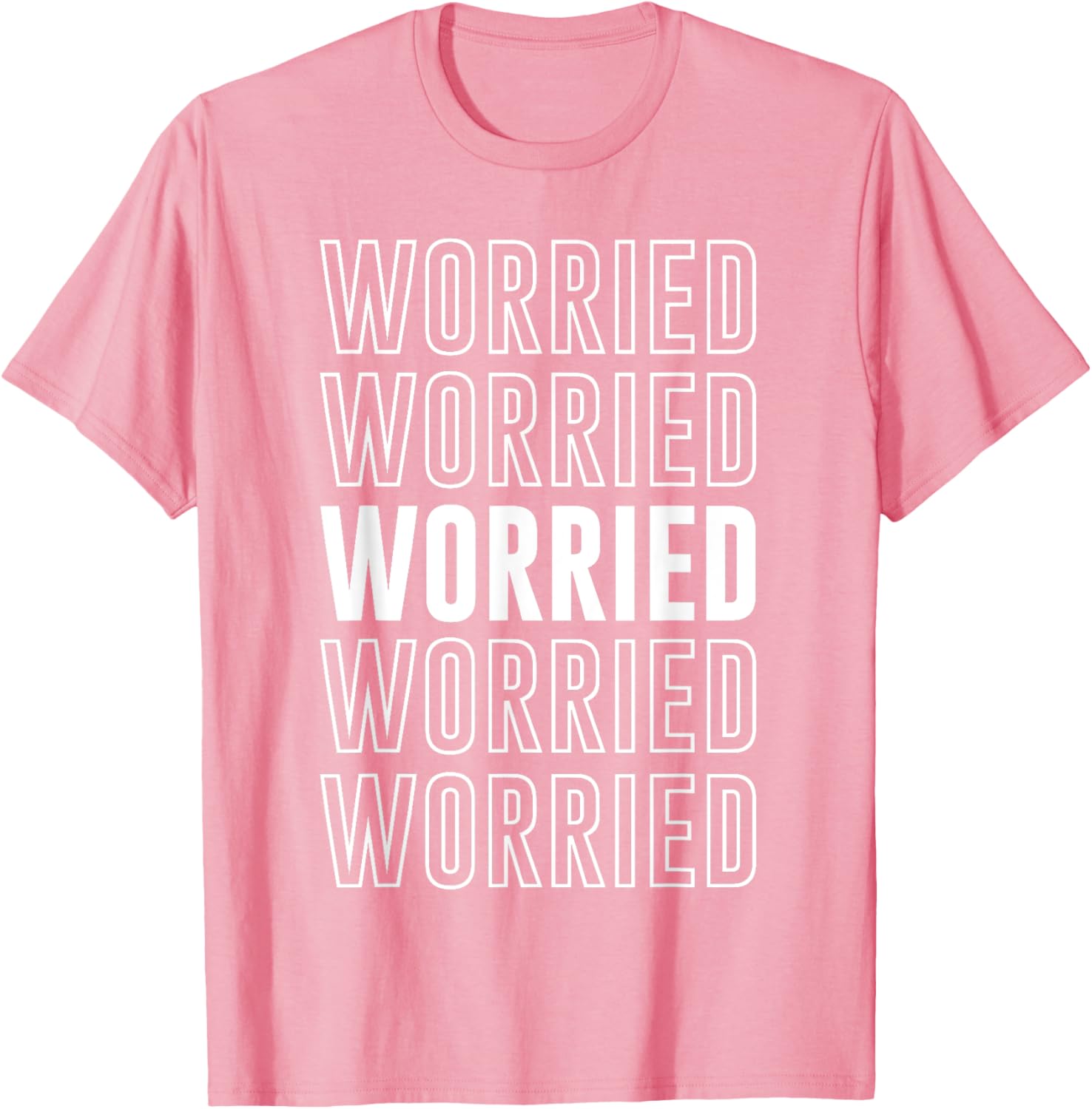 Worried T-Shirt Funny Graphic Tee for Casual Comfort and Style - 5
