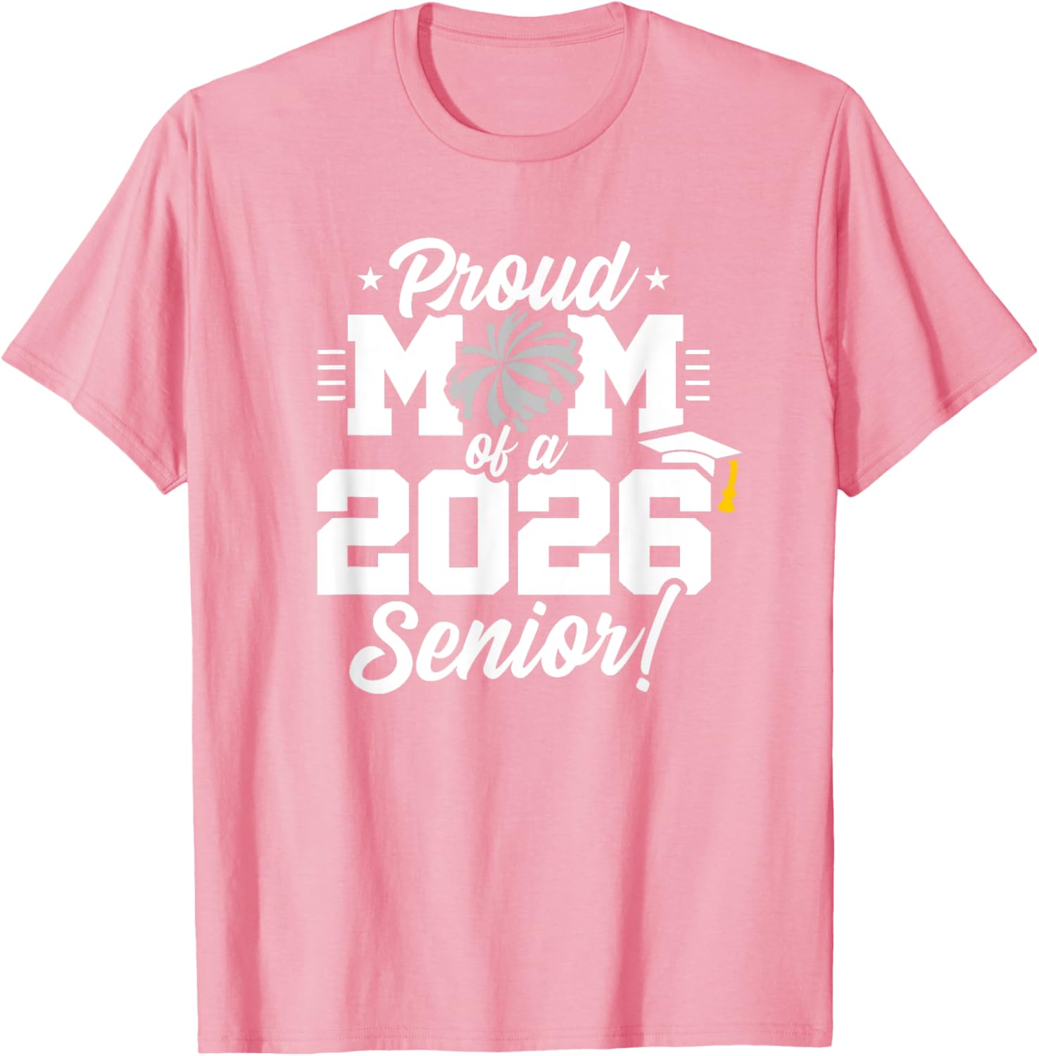 Class of 2026 Senior Cheerleader T-Shirt for Cheer Moms and Fans - 20