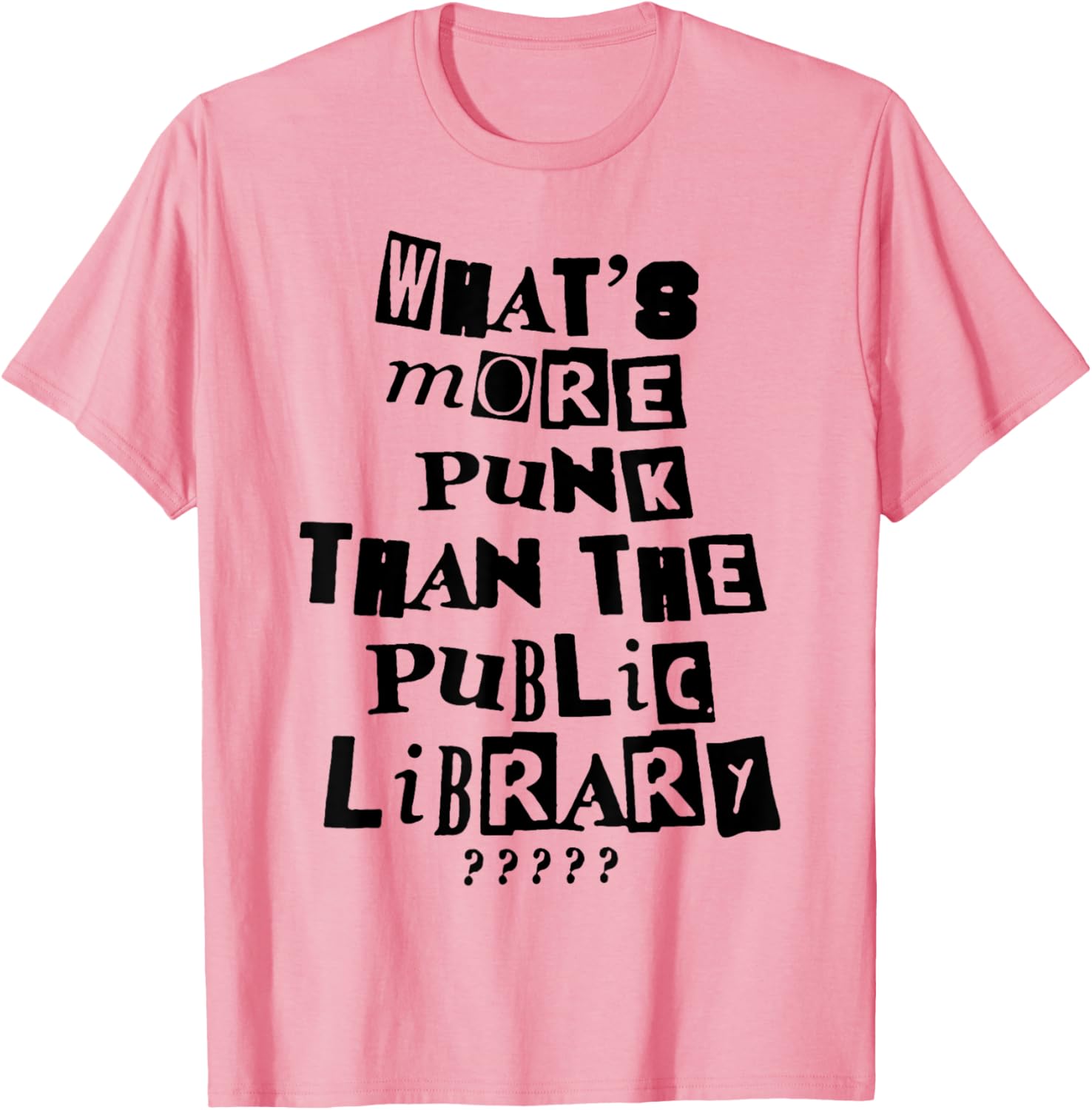 Punk Library Inspiration T-Shirt Stylish Casual Wear for Book Lovers - 3