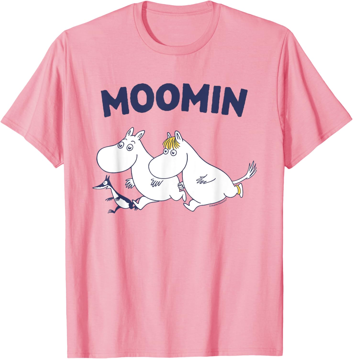 Moomin Moomintroll and Snorkmaiden Running T-Shirt for Fun Adventures - 4