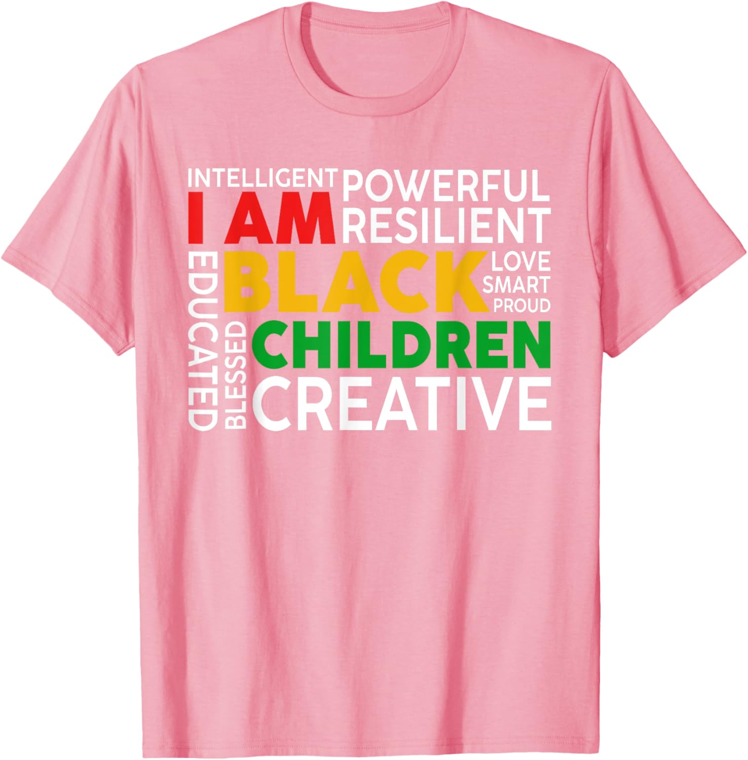 I Am Black Kids T-Shirt for Boys and Girls - Celebrate Black History Month - 13