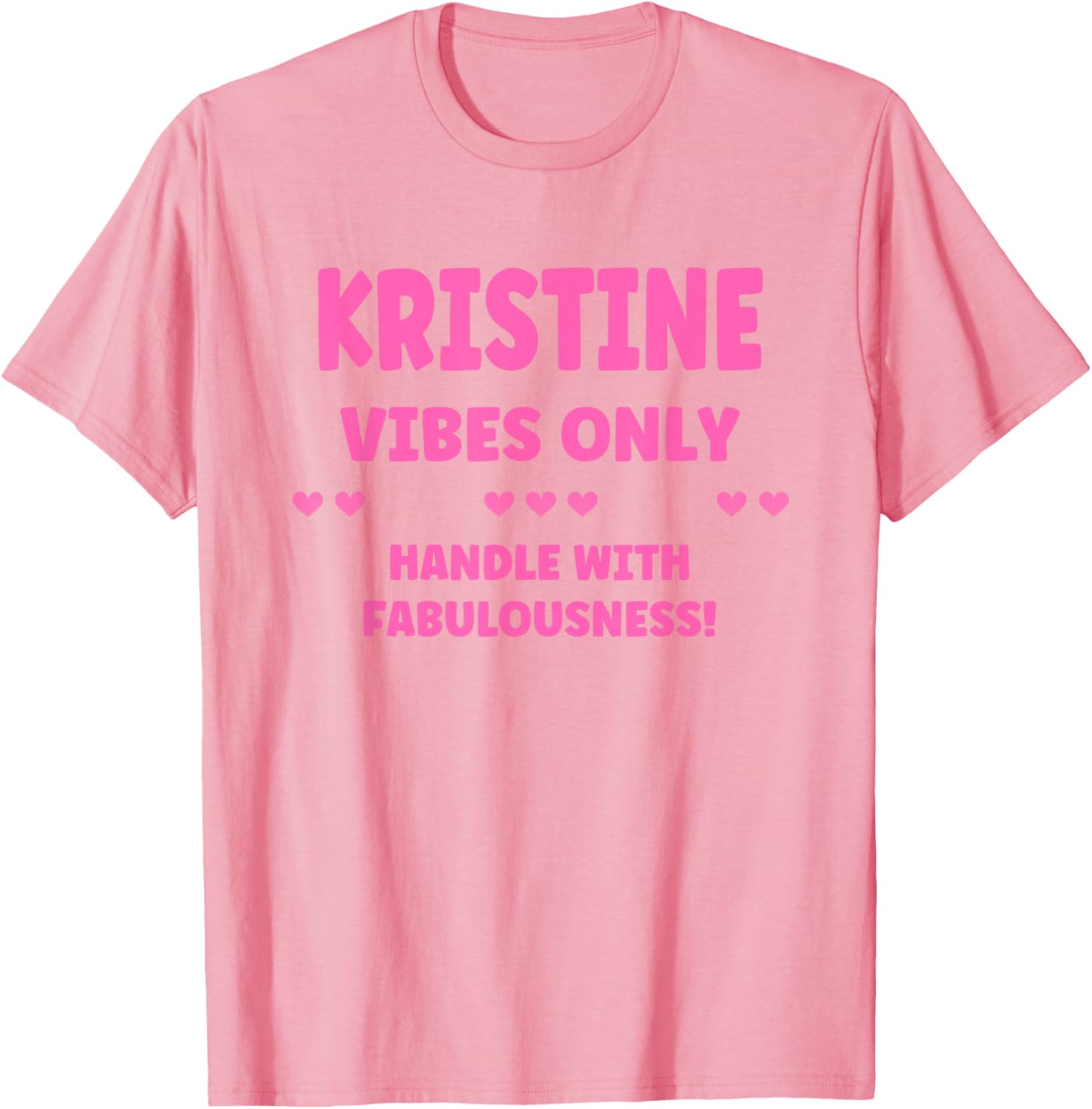 KRISTINE Funny Cute Personalized Name T-Shirt for Unique Style - 1