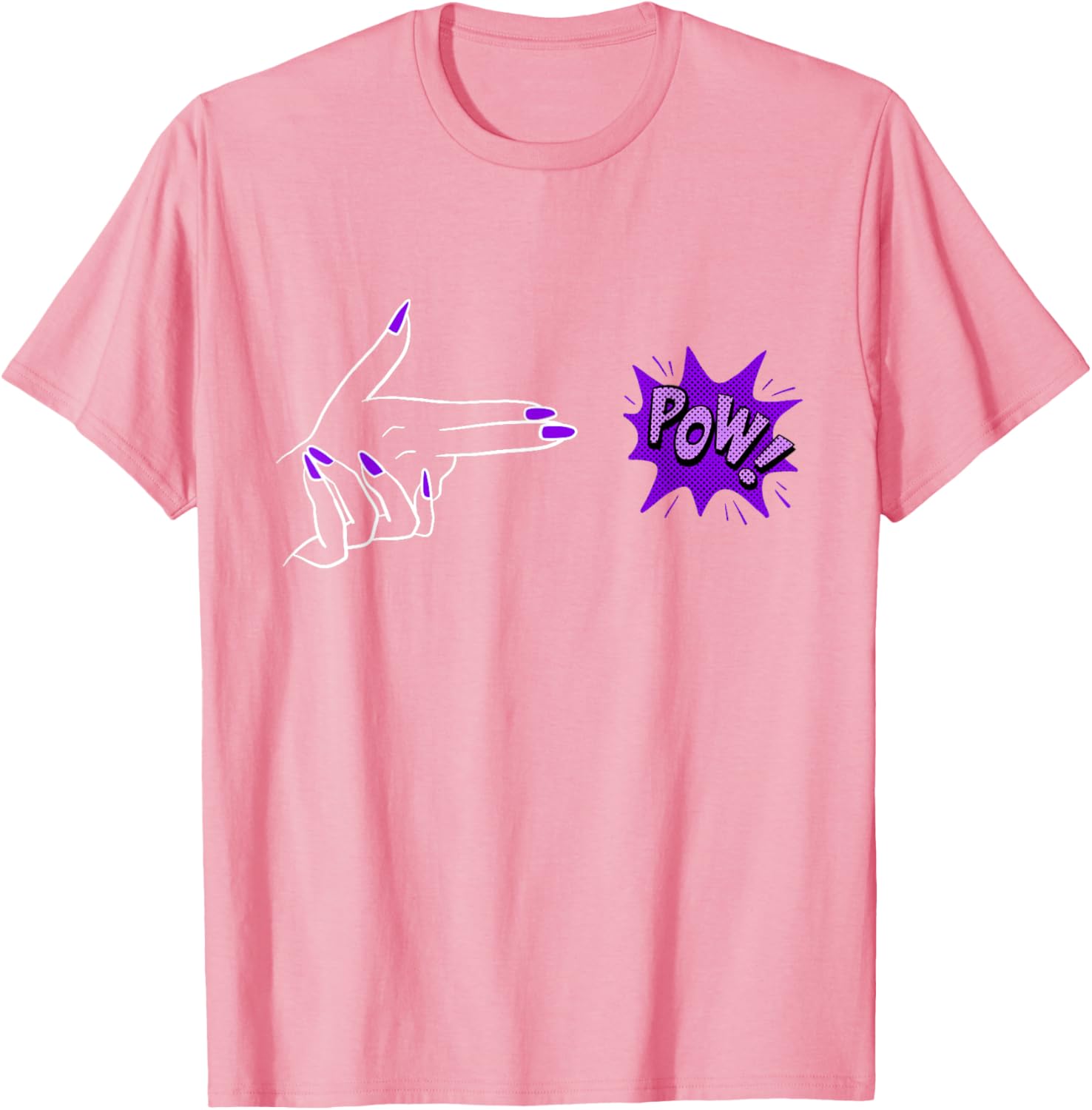 Purple Boy Bye Graphic T-Shirt for Trendy Casual Style and Comfort - 10