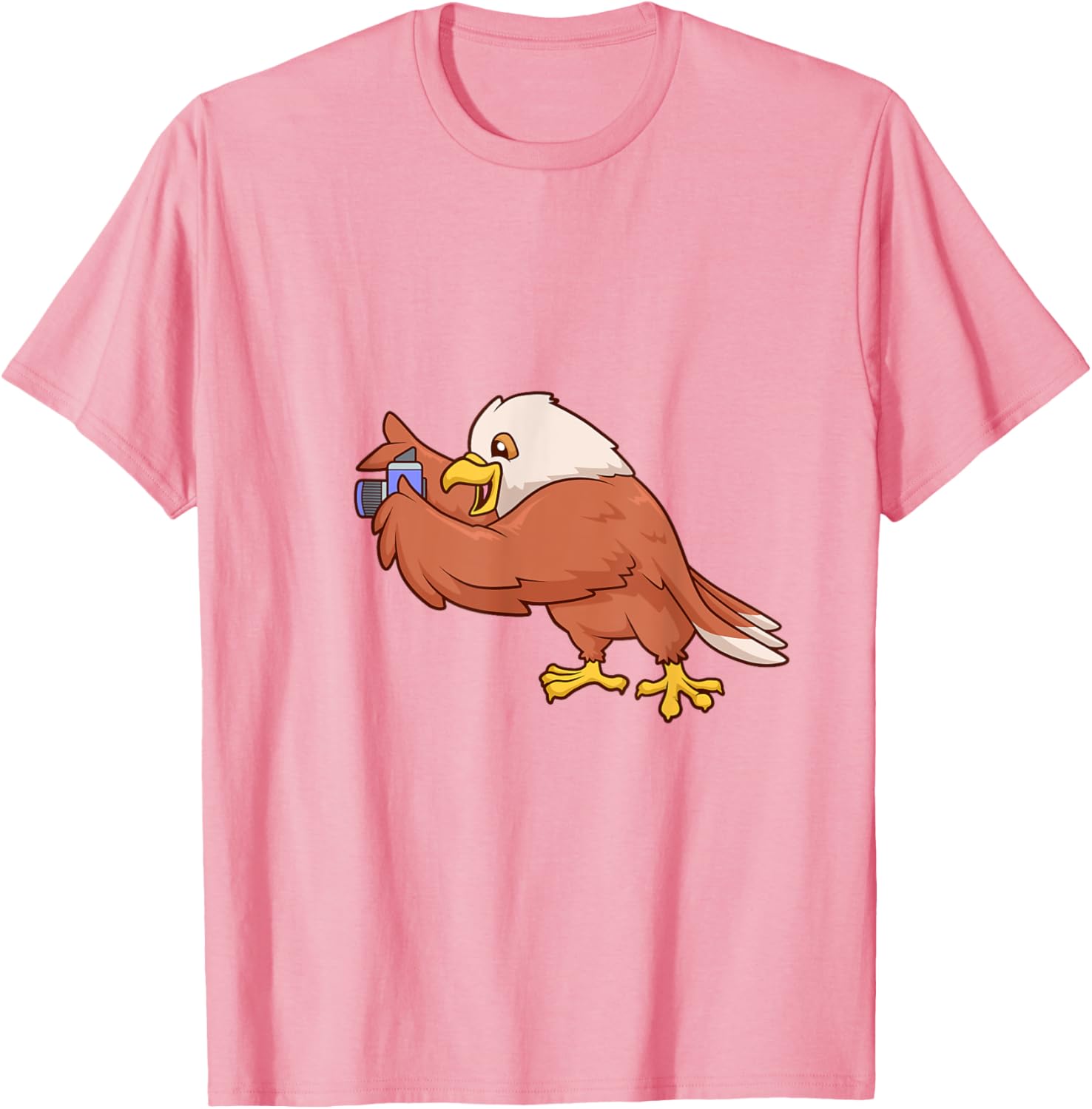 Eagle with Camera T-Shirt Perfect for Bird Lovers and Nature Enthusiasts - 11