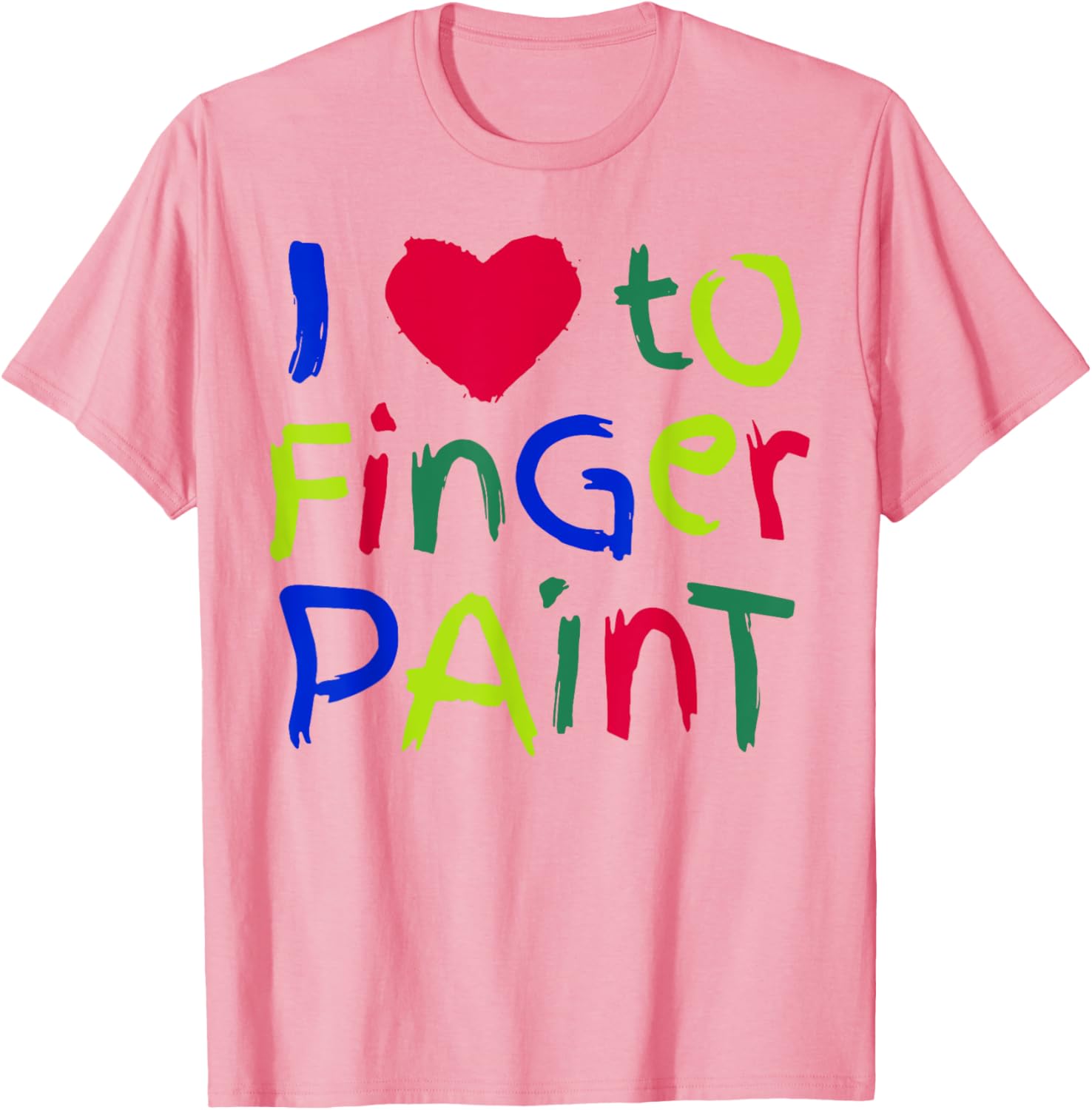 I Love To Finger Paint Couples Valentine T-Shirt for Creative Lovebirds - 7