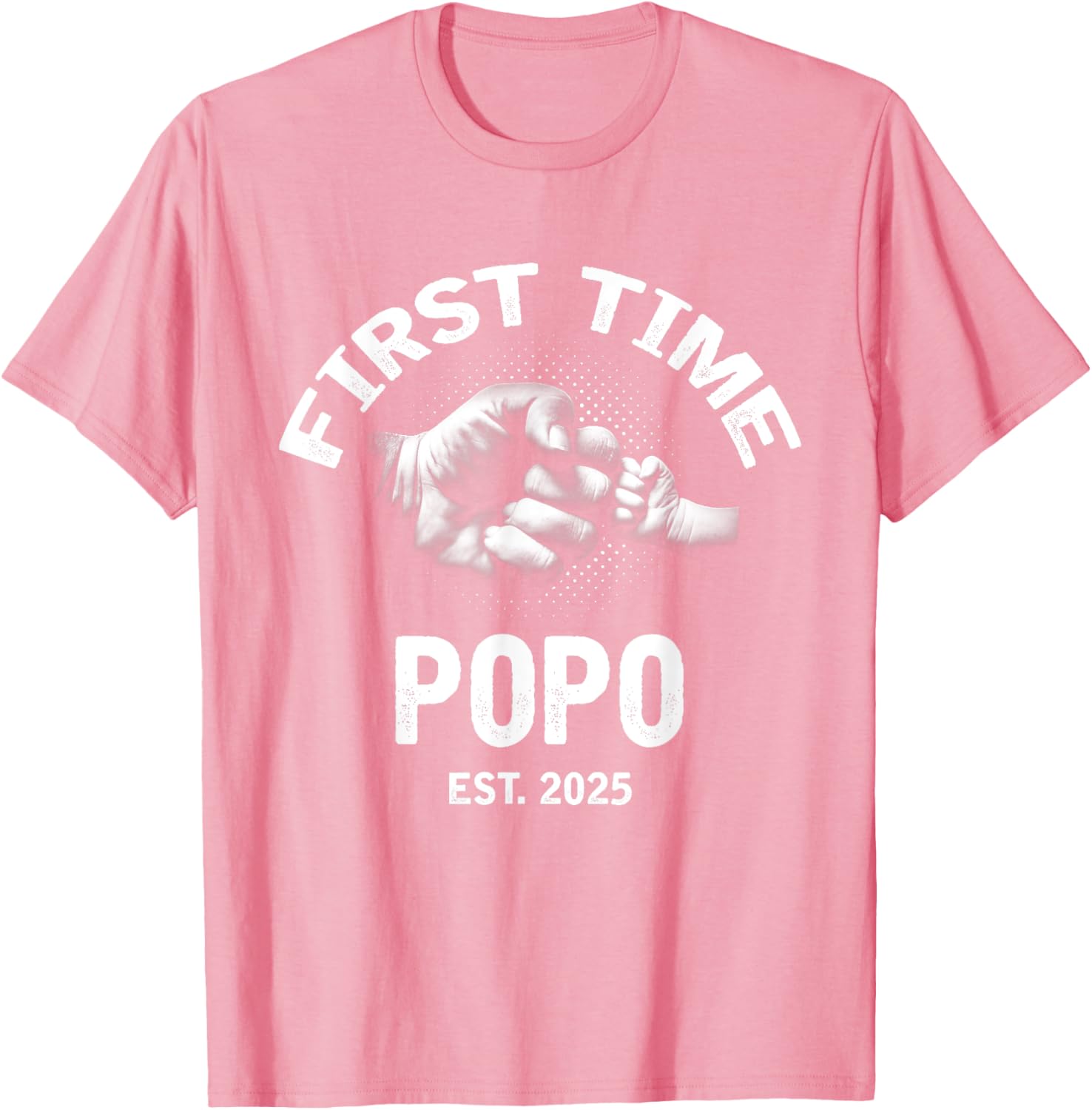 First Time Popo 2025 Father's Day Vintage T-Shirt for Dads - 7