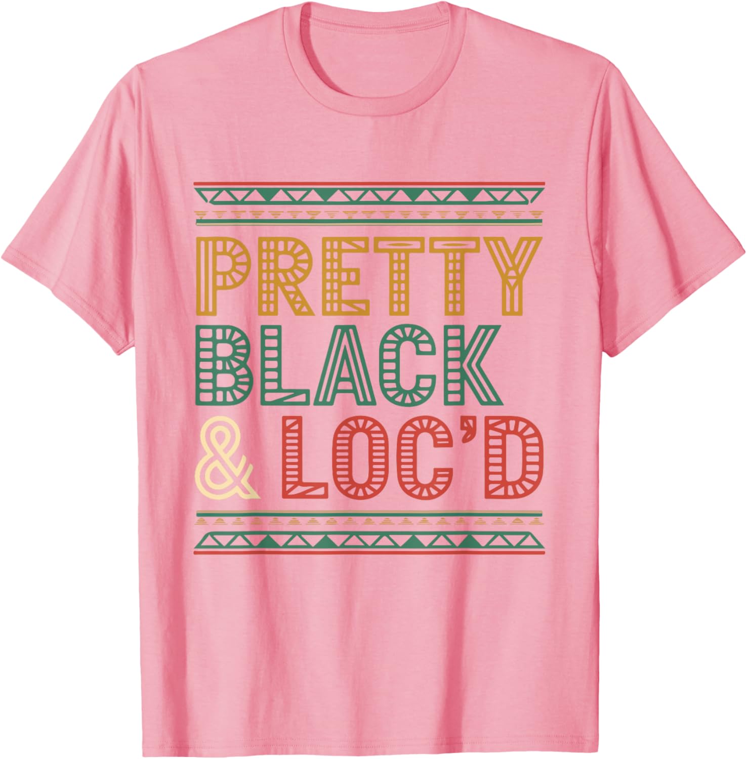 Pretty Black Loc'd Afro Dreadlocks T-Shirt for Melanin Queens - 18