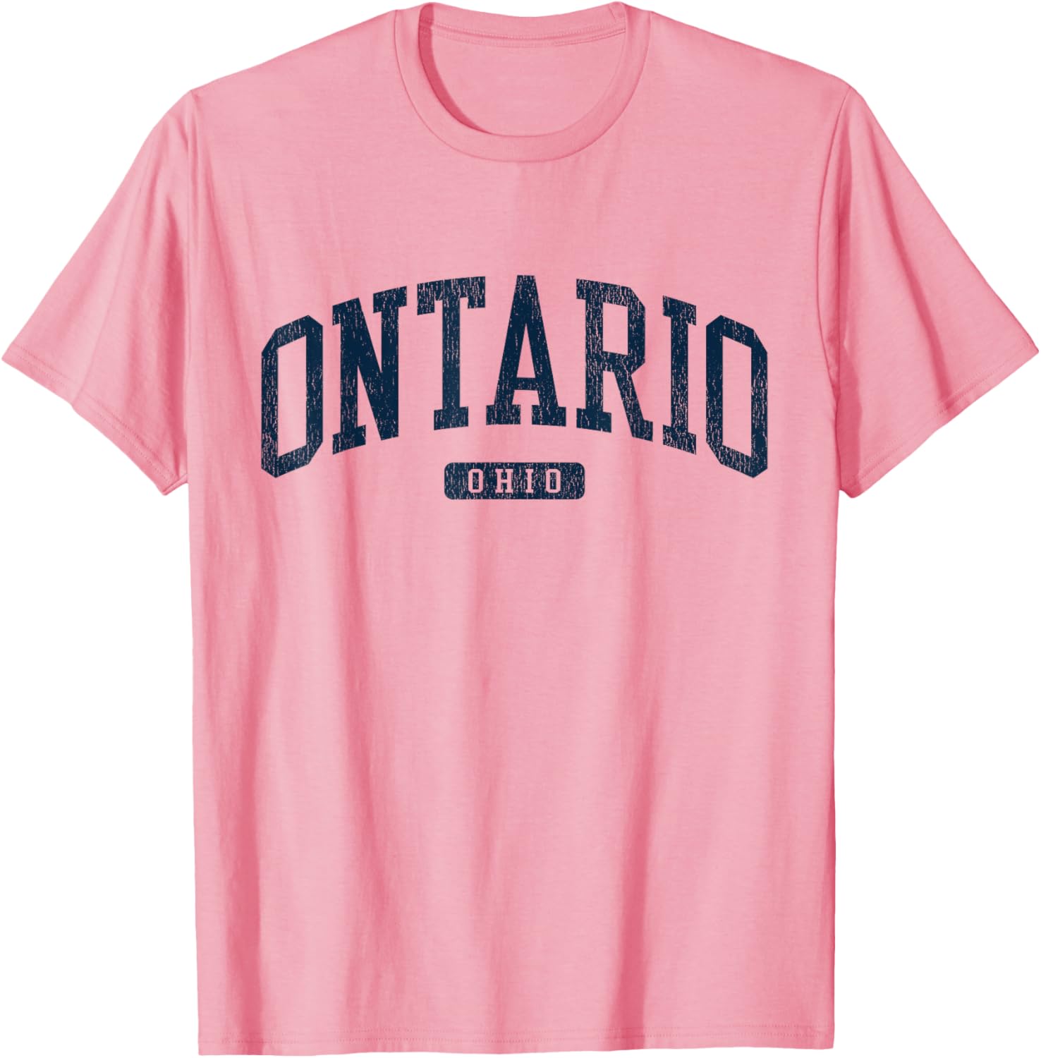 Ontario Ohio College University Style Blue T-Shirt for Proud Students - 9