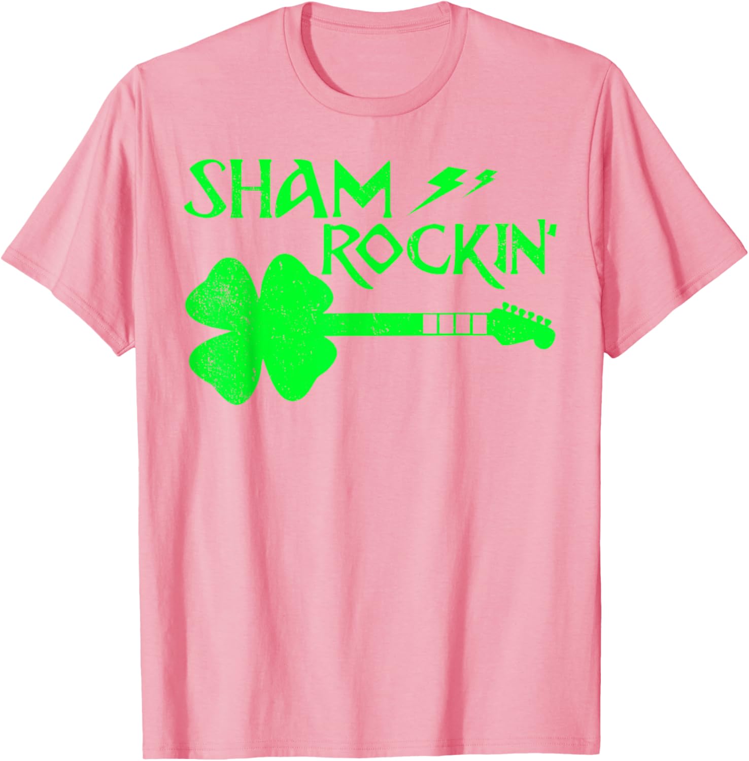 Sham Rockin’ Shamrock Guitar T-Shirt for St. Patrick's Day Celebrations - 21