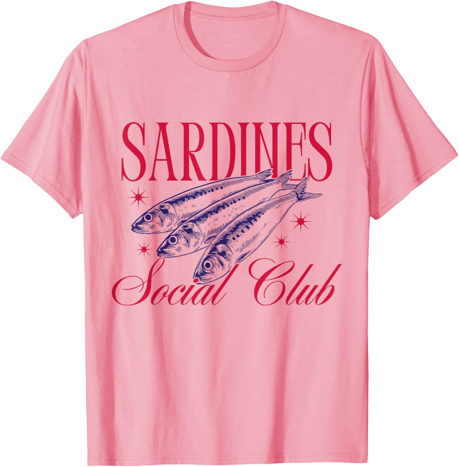 Vintage Sardine Social Club T-Shirt for Sea Lovers and Fishing Fans - 3