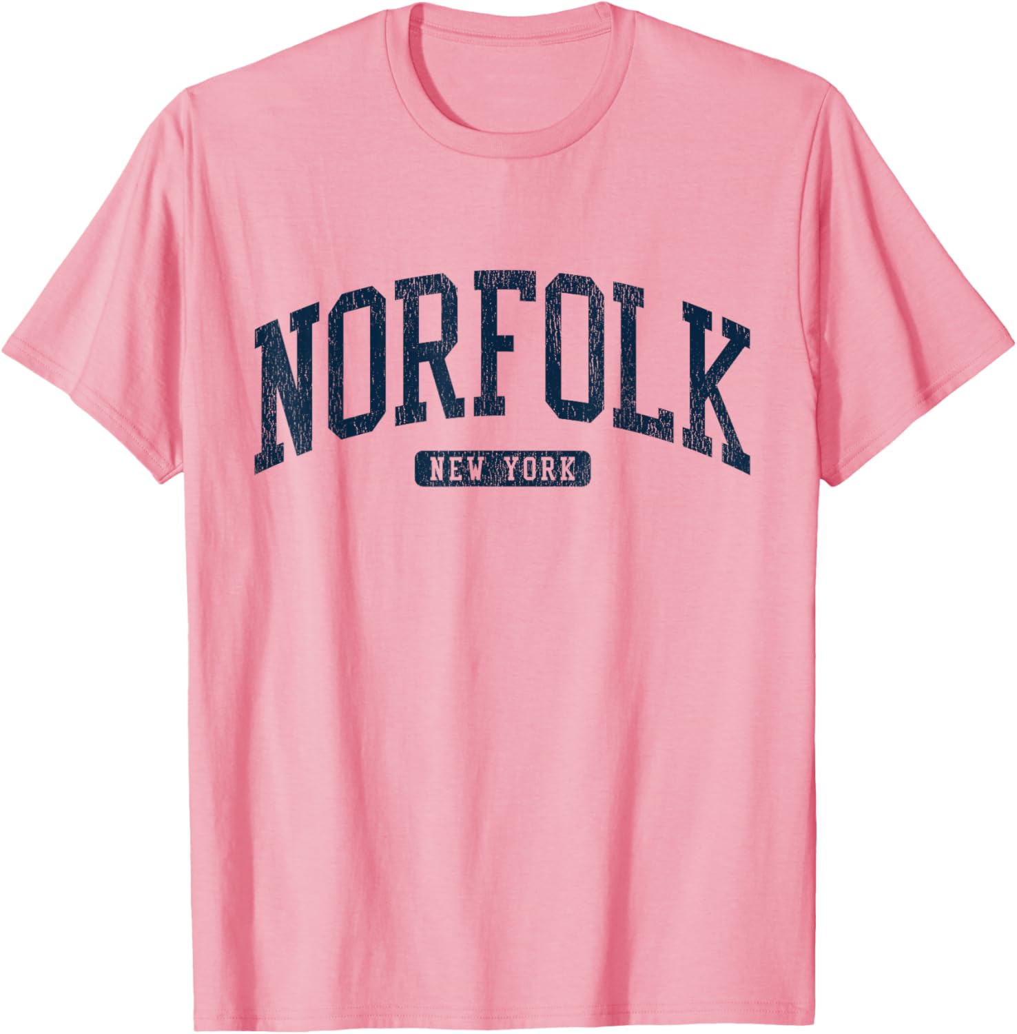 Norfolk NY College University Blue T-Shirt for Stylish Student Wear - 6