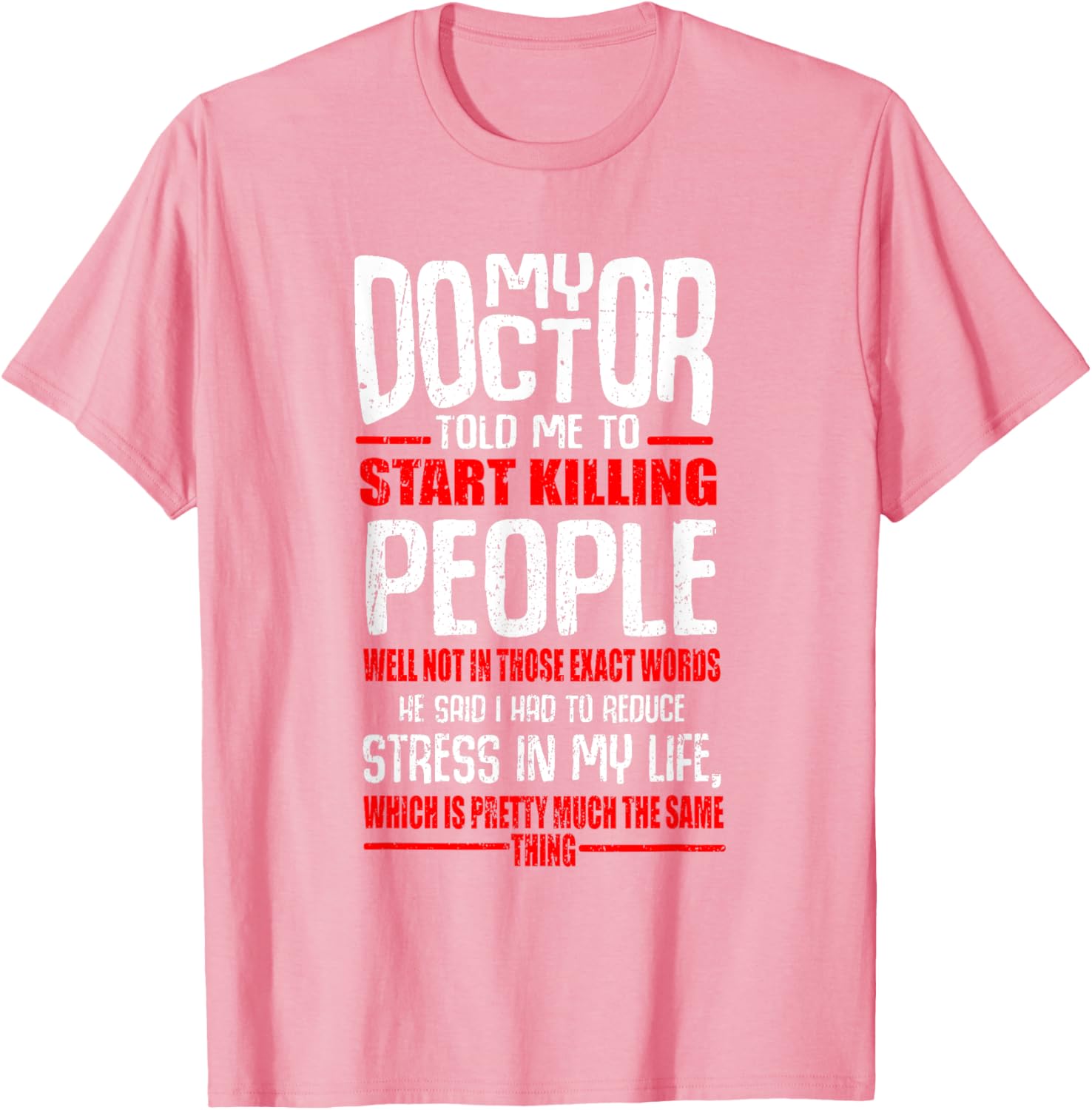 Reduce Stress with Humor Kill People T-Shirt for Fun Casual Wear - 5