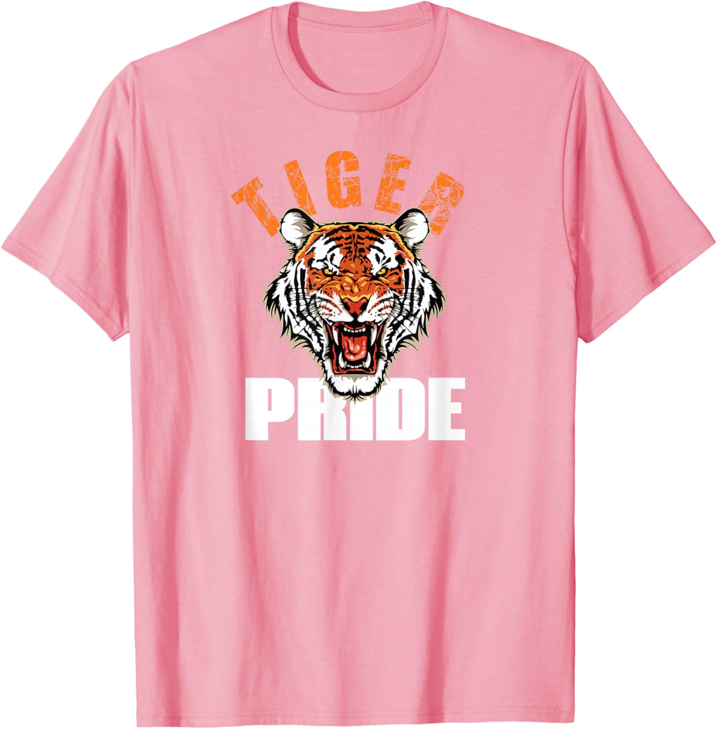 Retro Tiger Pride Vintage Mascot T-Shirt for School Sports Teams - 7