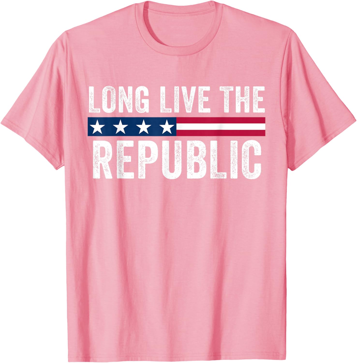 Long Live the Republic American Flag T-Shirt for Patriotic Style - 7