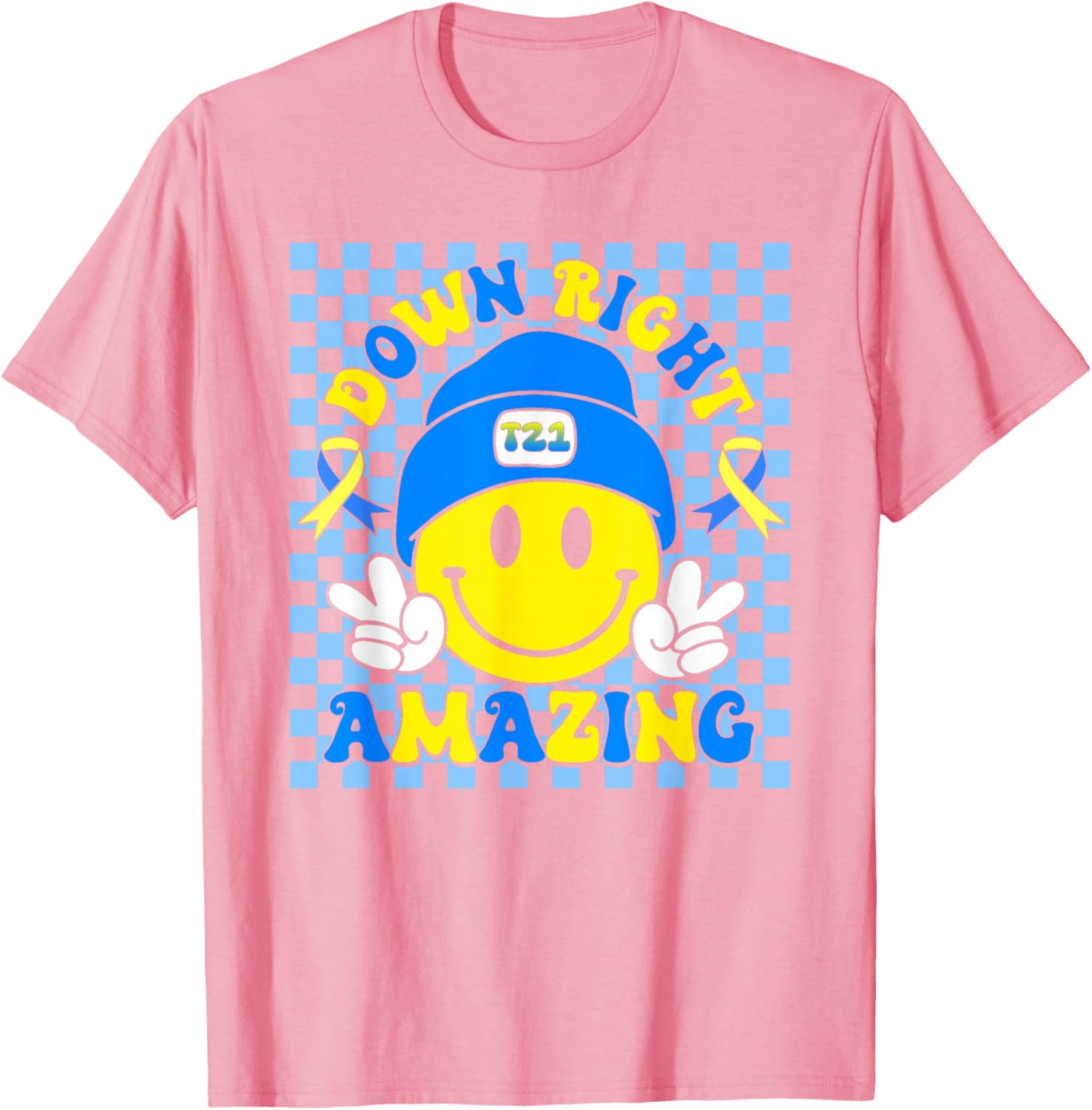 Down Right Amazing Smile Kids T-Shirt for Down Syndrome Awareness - 22