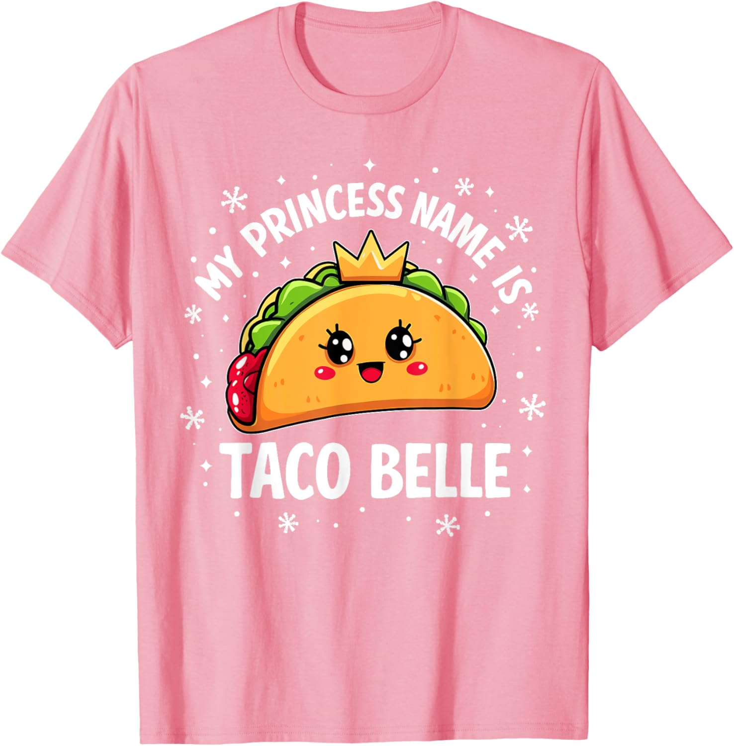 Funny Taco Belle Graphic T-Shirt for Taco Lovers and Foodies - 10