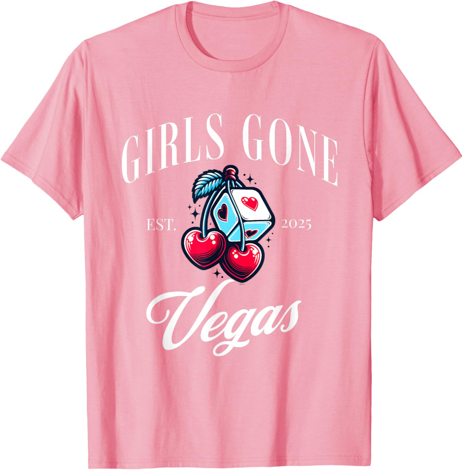 Girls Gone Vegas 2025 Bachelorette Party T-Shirt for Fun Trips - 4